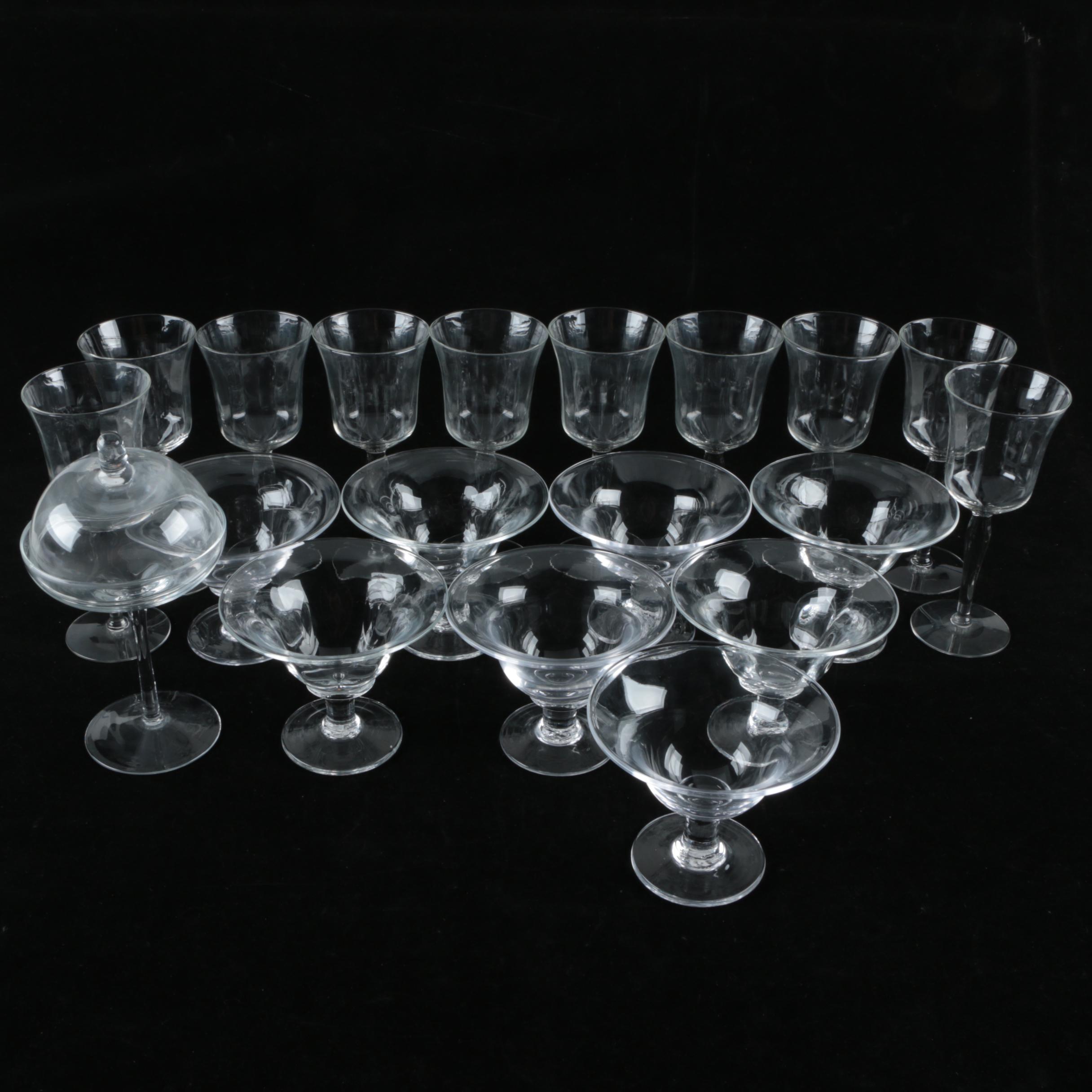 Assortment of Vintage Glassware