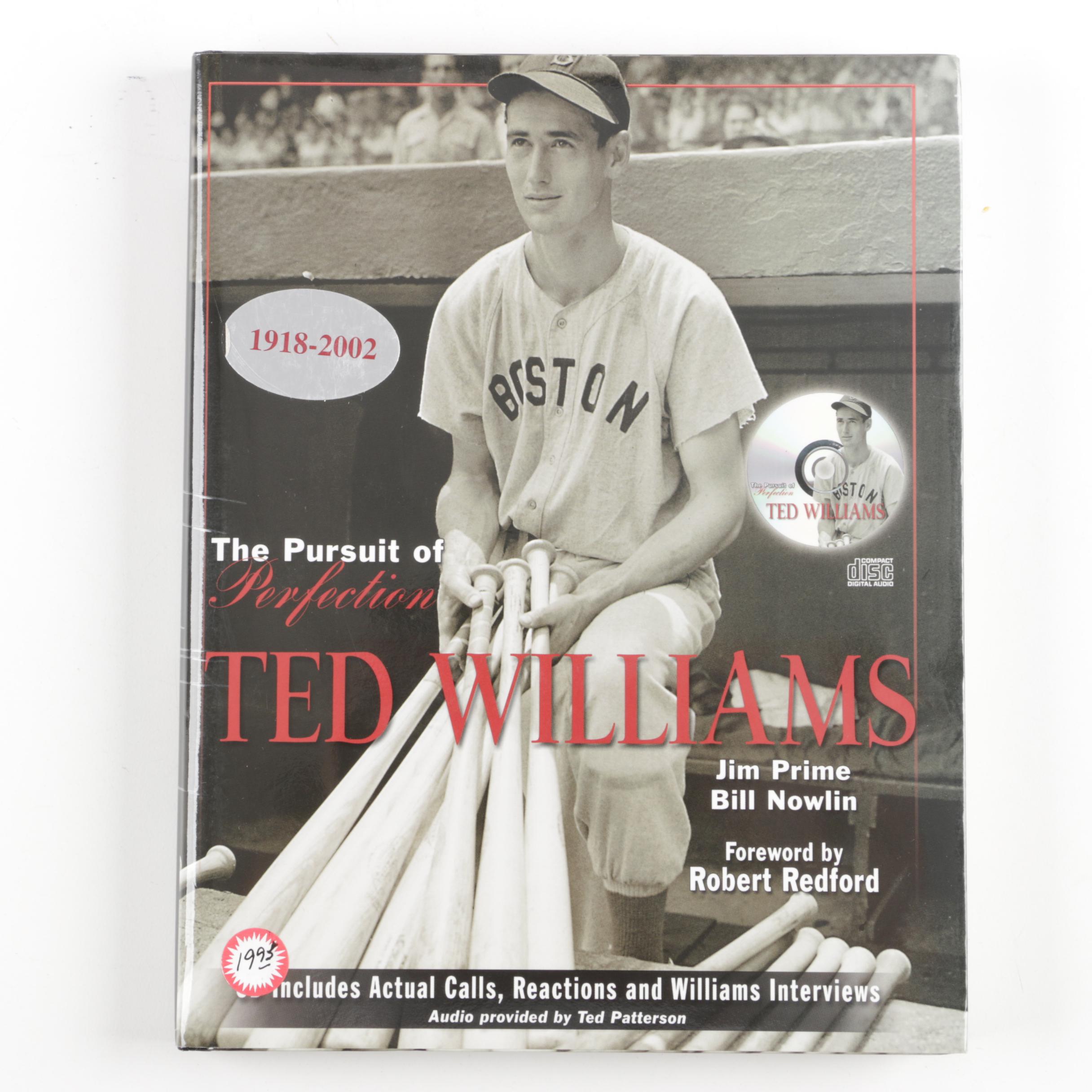 Baseball Books Including "The Pursuit of Perfection: Ted Williams"