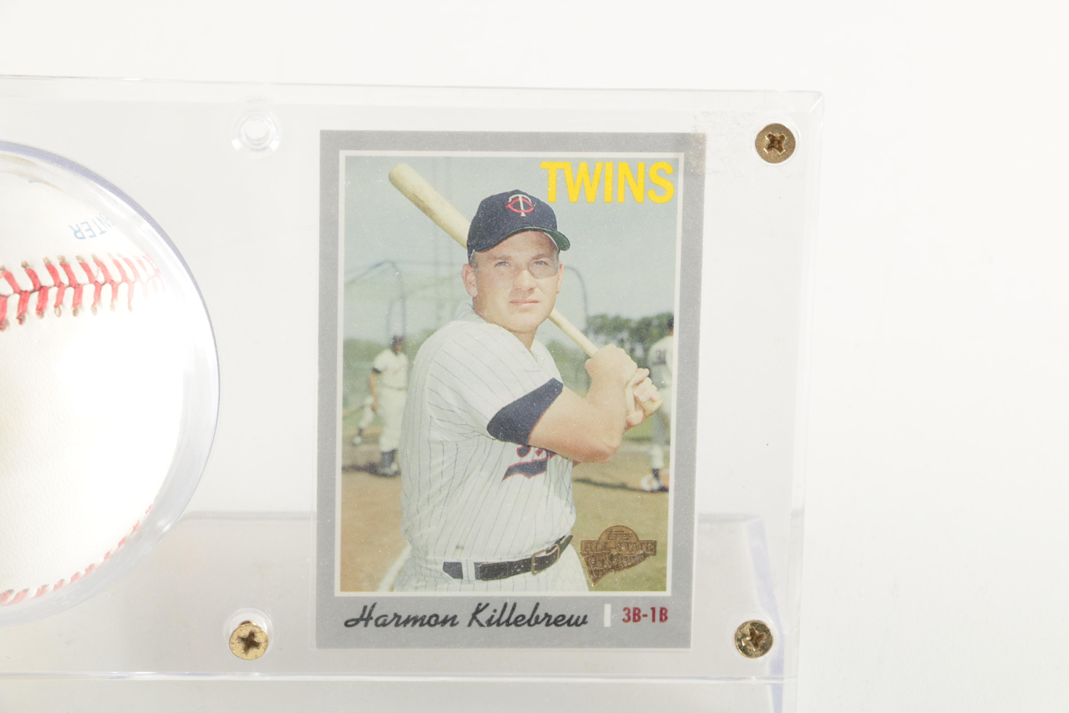 Signed Harmon Killebrew Baseball