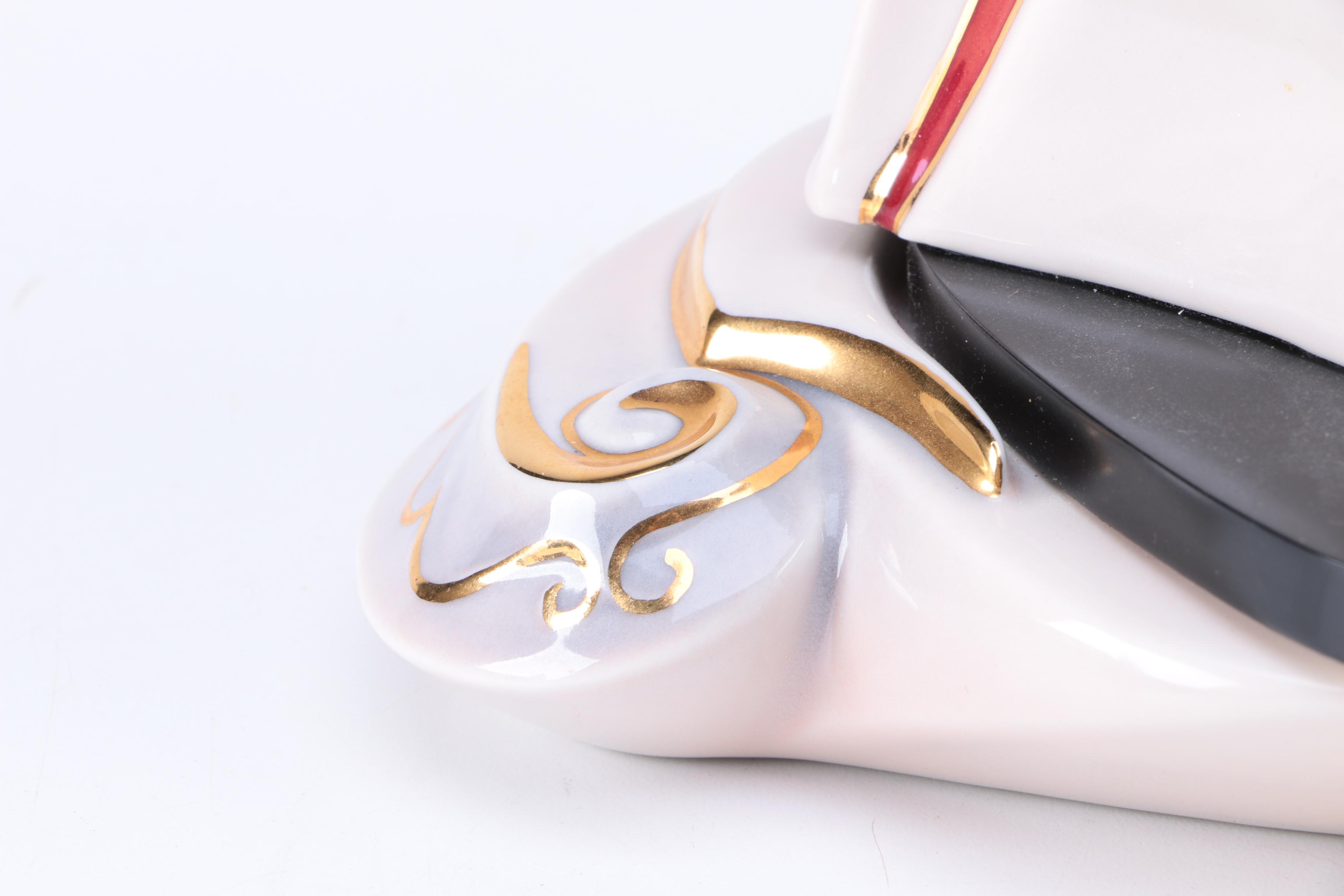 Galos Porcelain Art Deco Style Female Dancer Figurine