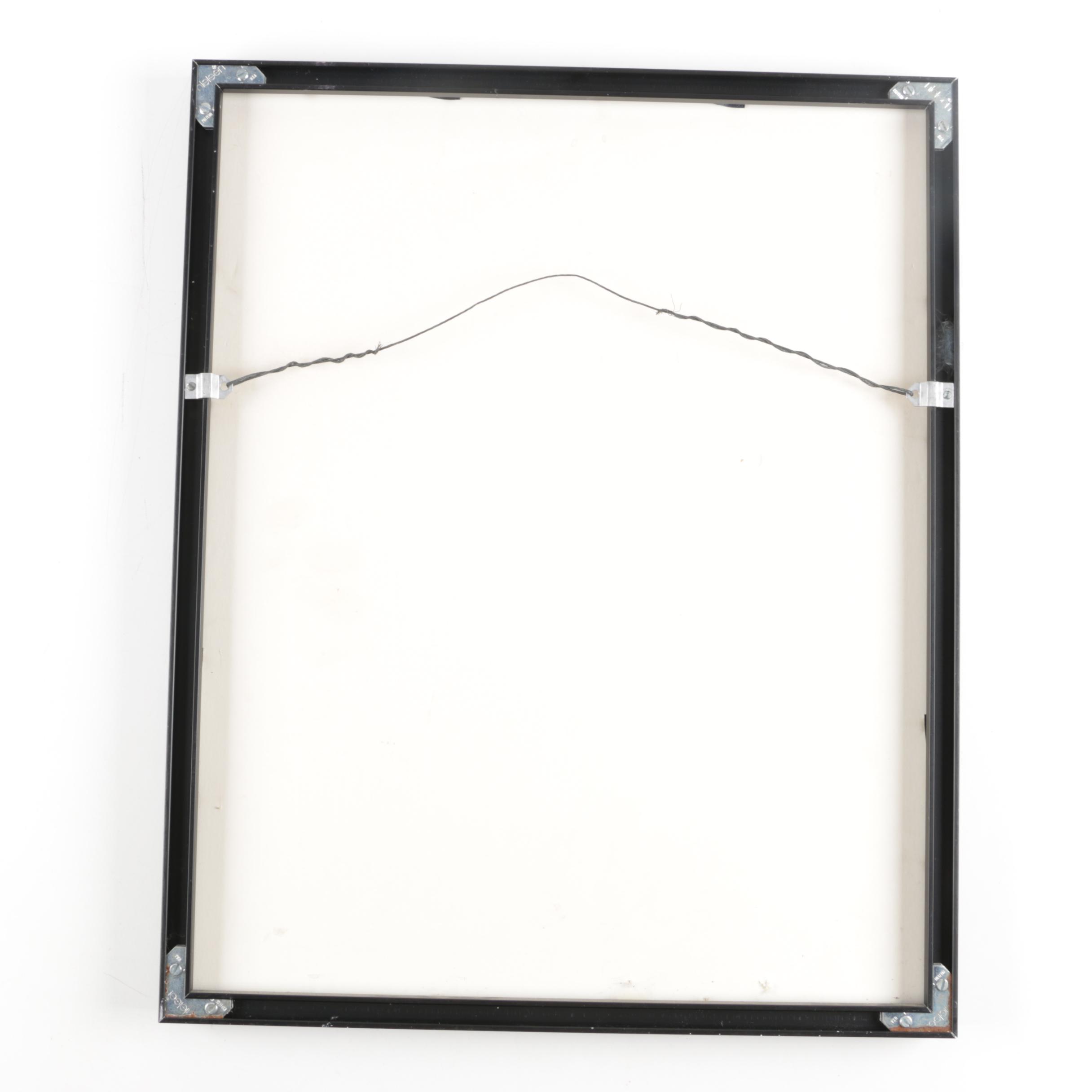 Print After Autographed Bob Kilcullen Drawing of George Halas