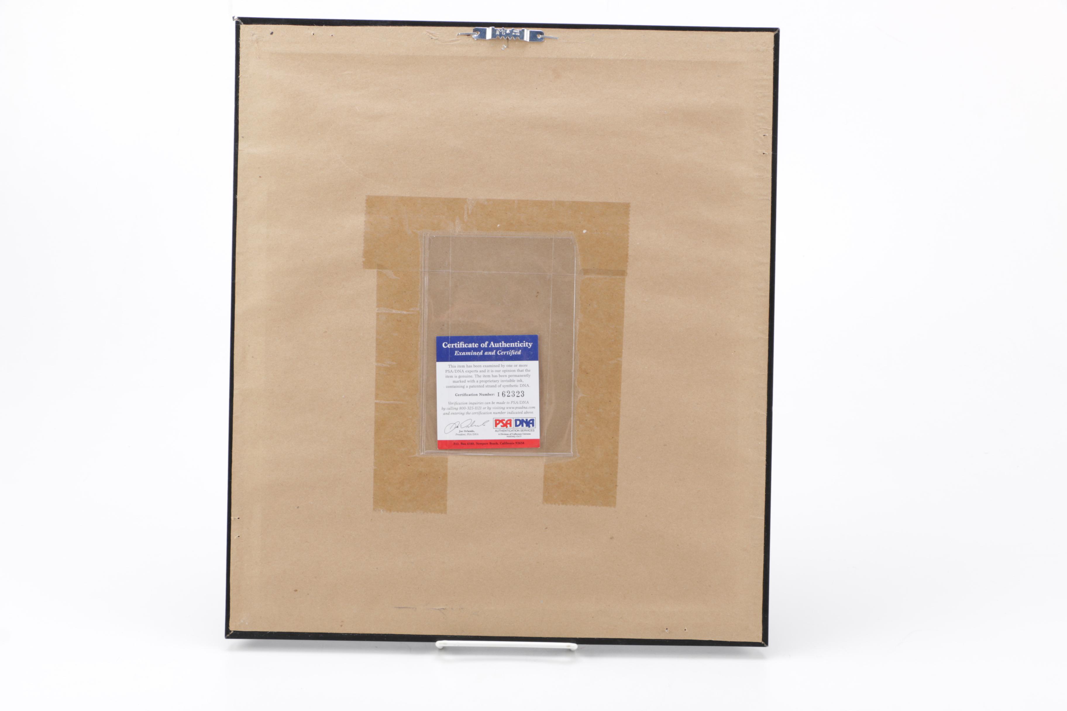 Jim Brown Autographed Print with COA