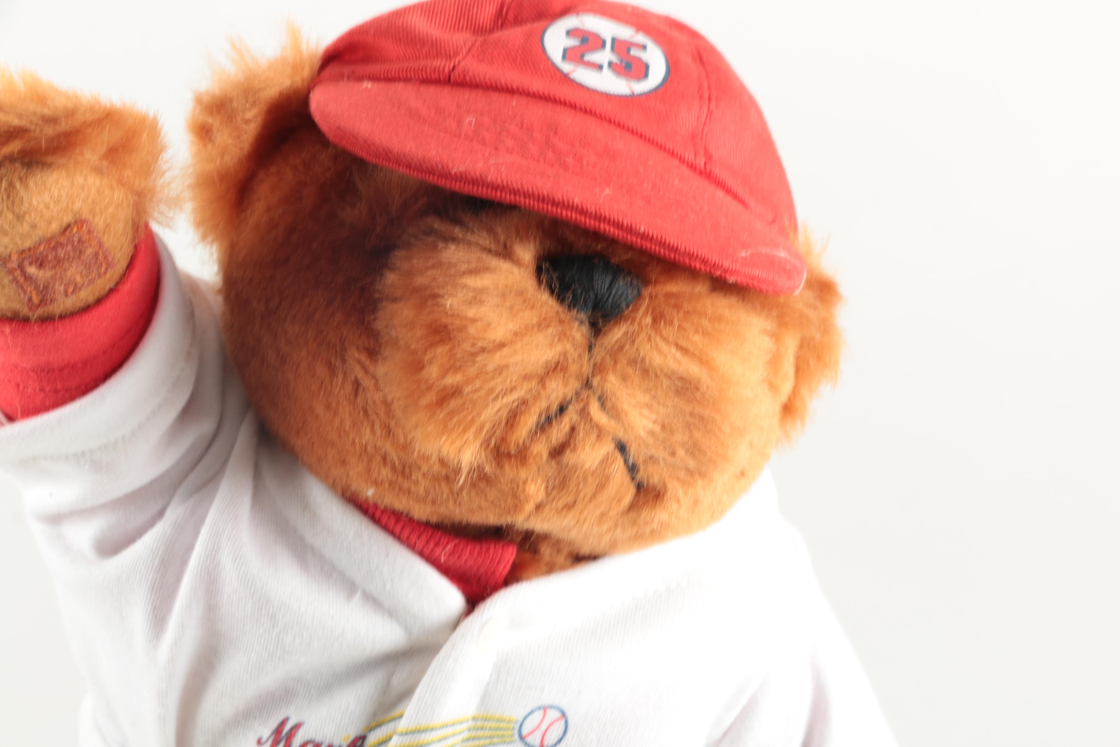 Gallery Teddy Bears "Mark McGwire: One Fur the Record Books" Commemorative Bear