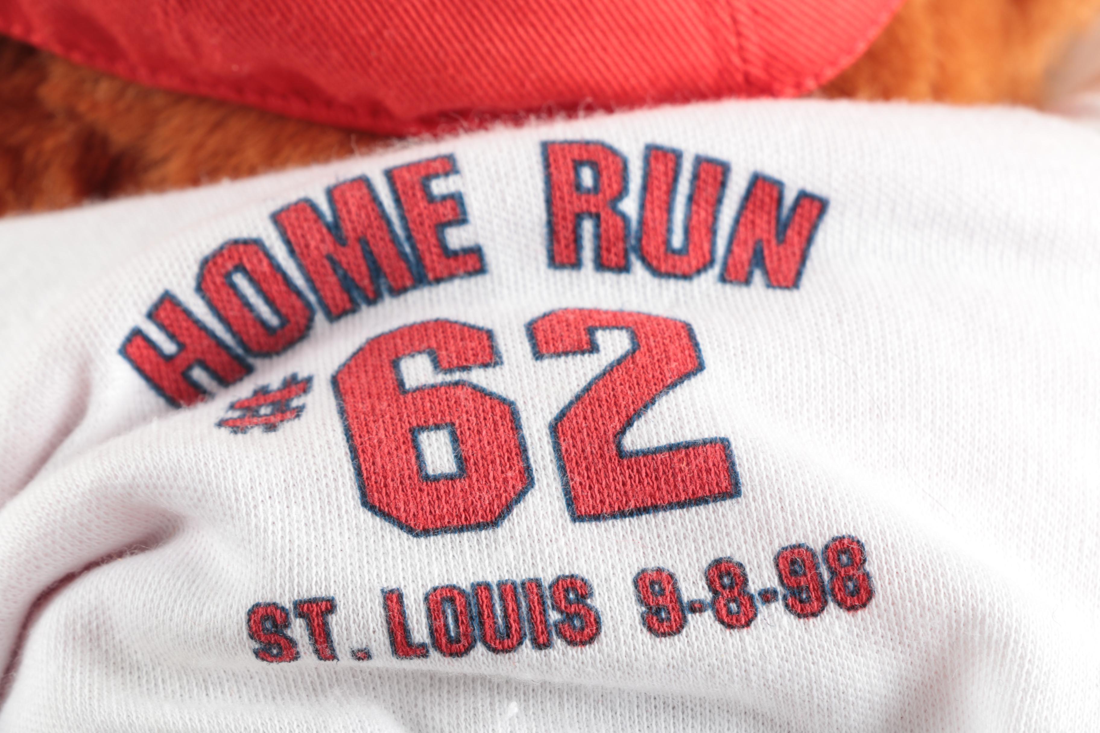 Gallery Teddy Bears "Mark McGwire: One Fur the Record Books" Commemorative Bear