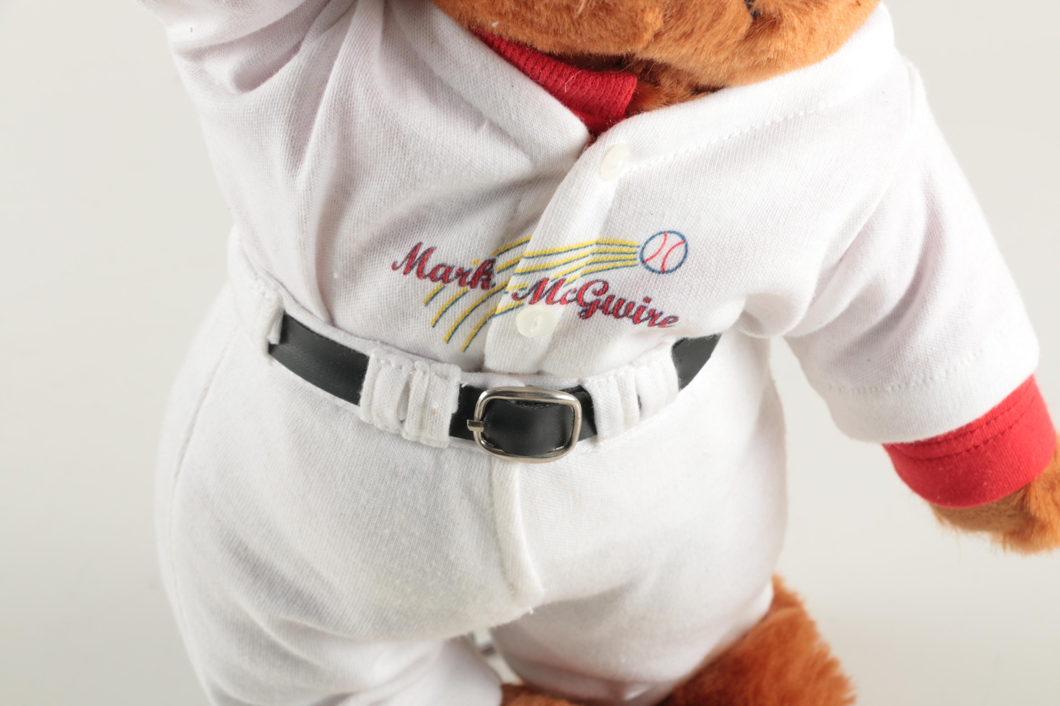 Gallery Teddy Bears "Mark McGwire: One Fur the Record Books" Commemorative Bear