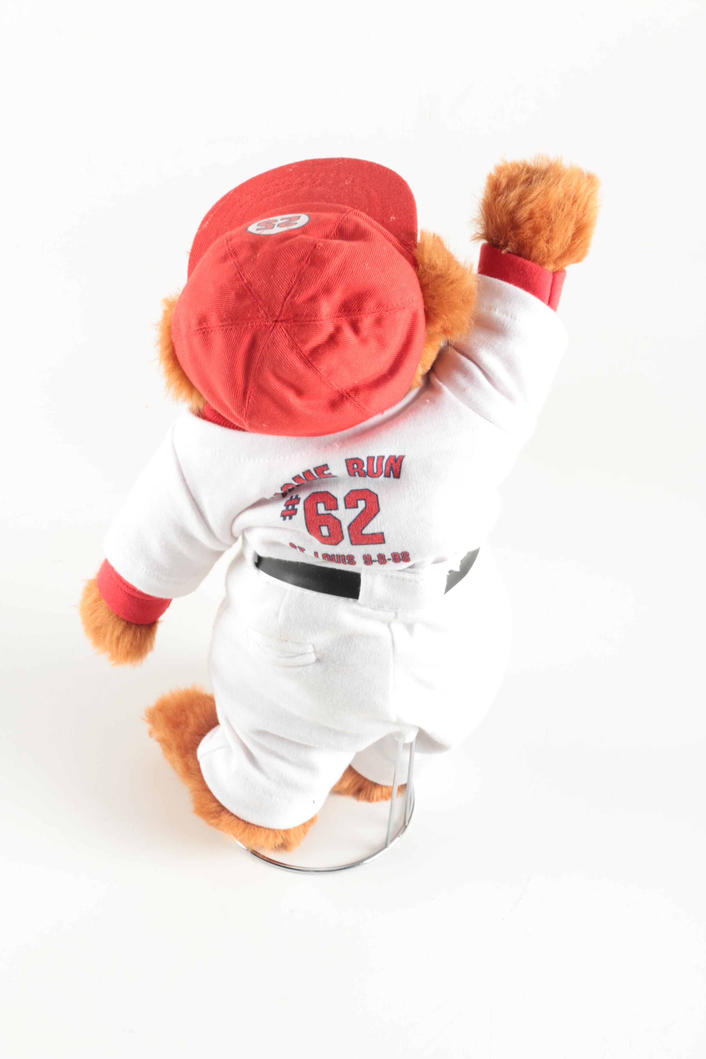 Gallery Teddy Bears "Mark McGwire: One Fur the Record Books" Commemorative Bear