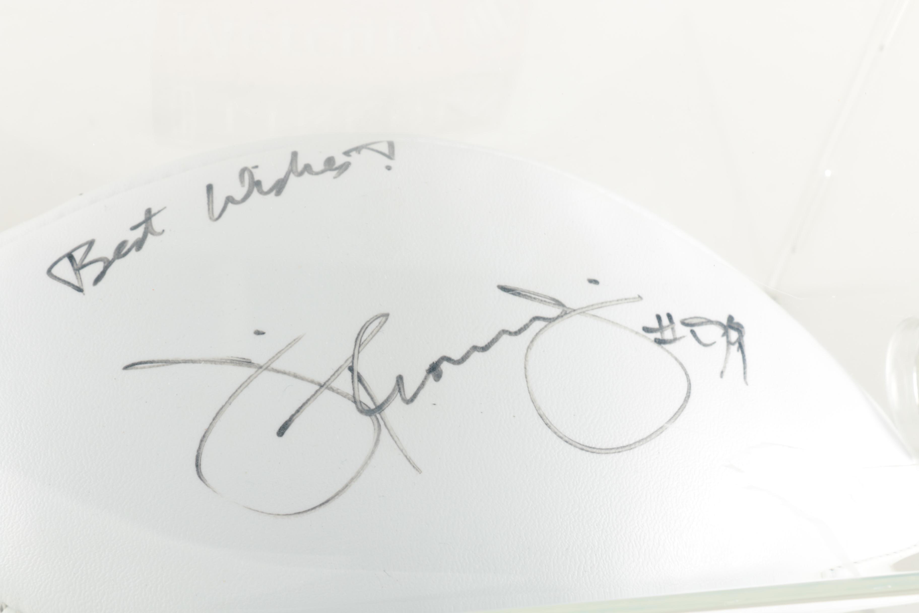 Jim Flanigan Signed Football