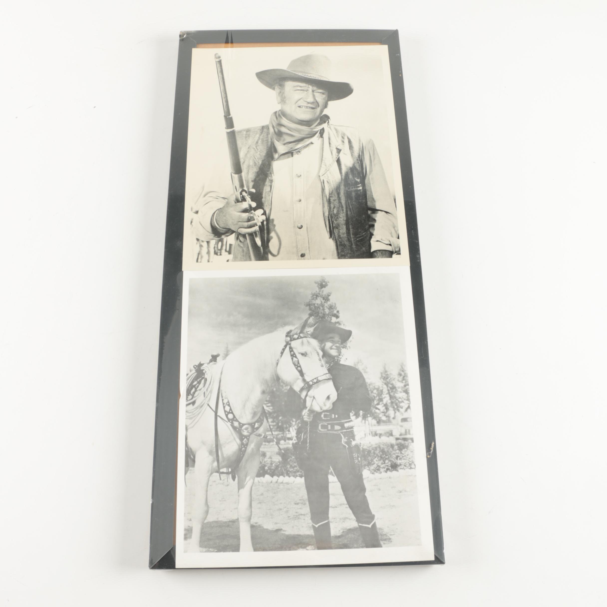 Framed John Wayne Photographs