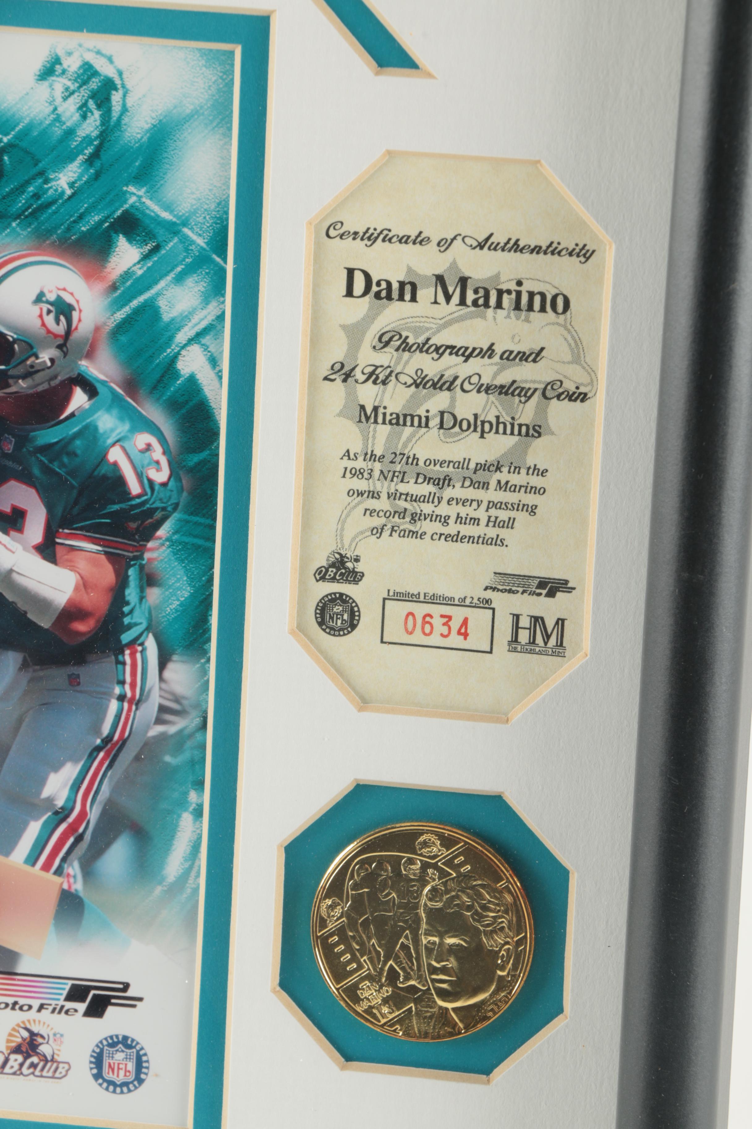 Dan Marino Limited Edition Lithograph