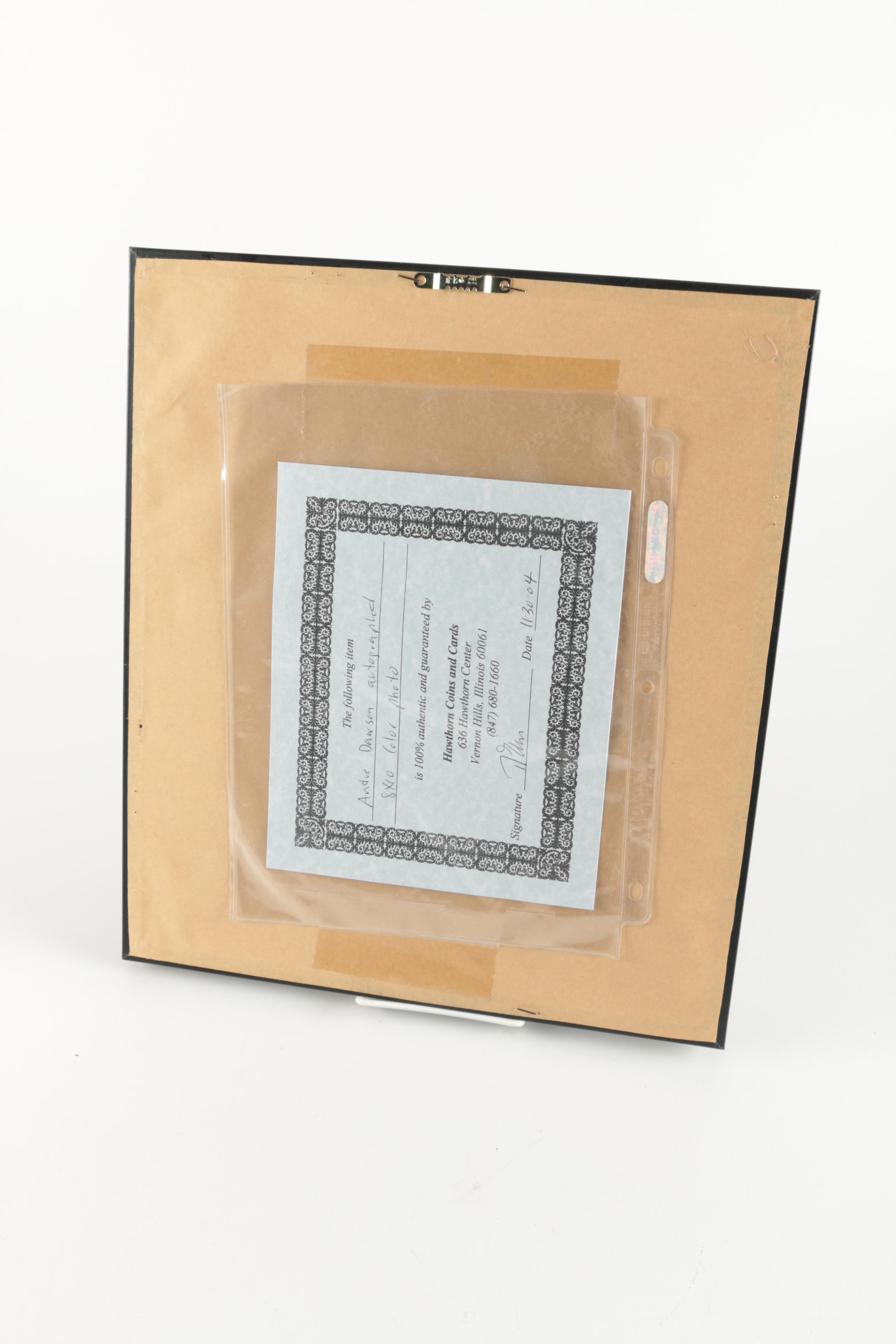 Andre Dawson Autographed Photograph