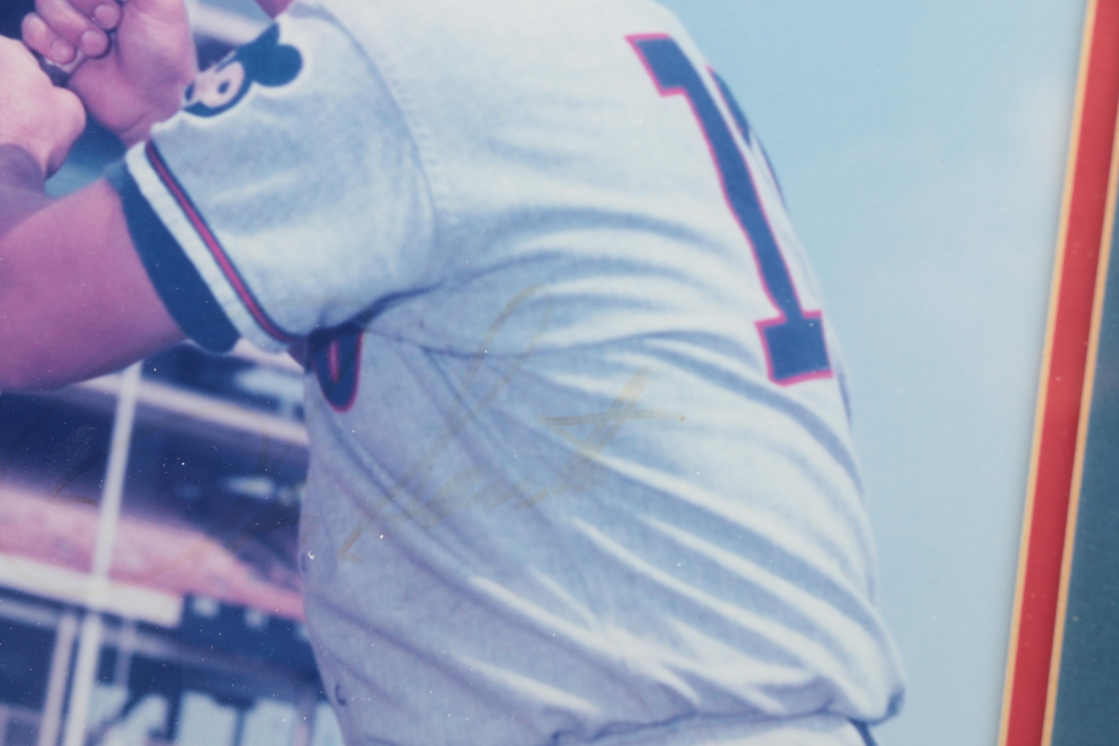 Ron Santo Signed Limited Edition Offset Lithograph