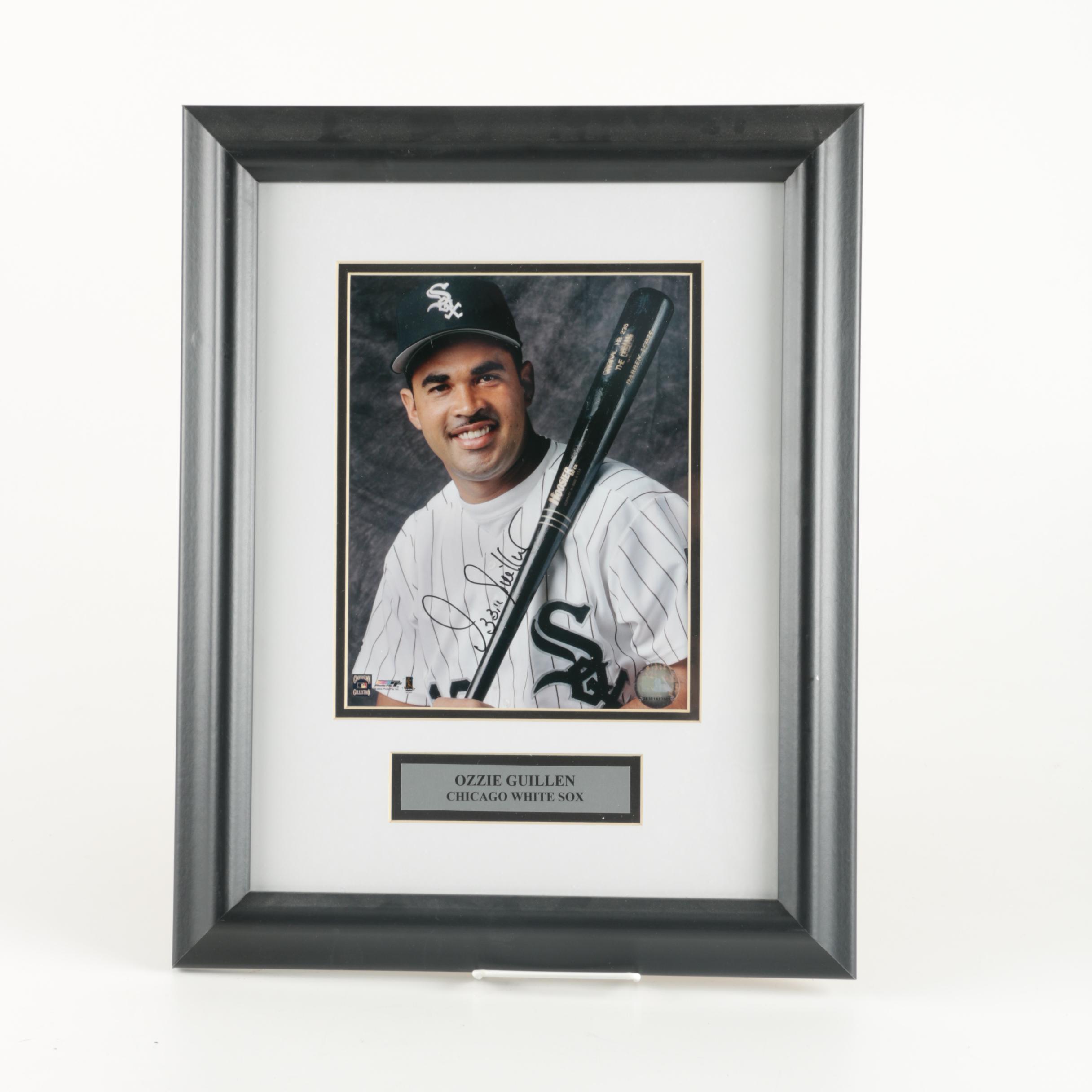 Signed Ozzie Guillen Photograph