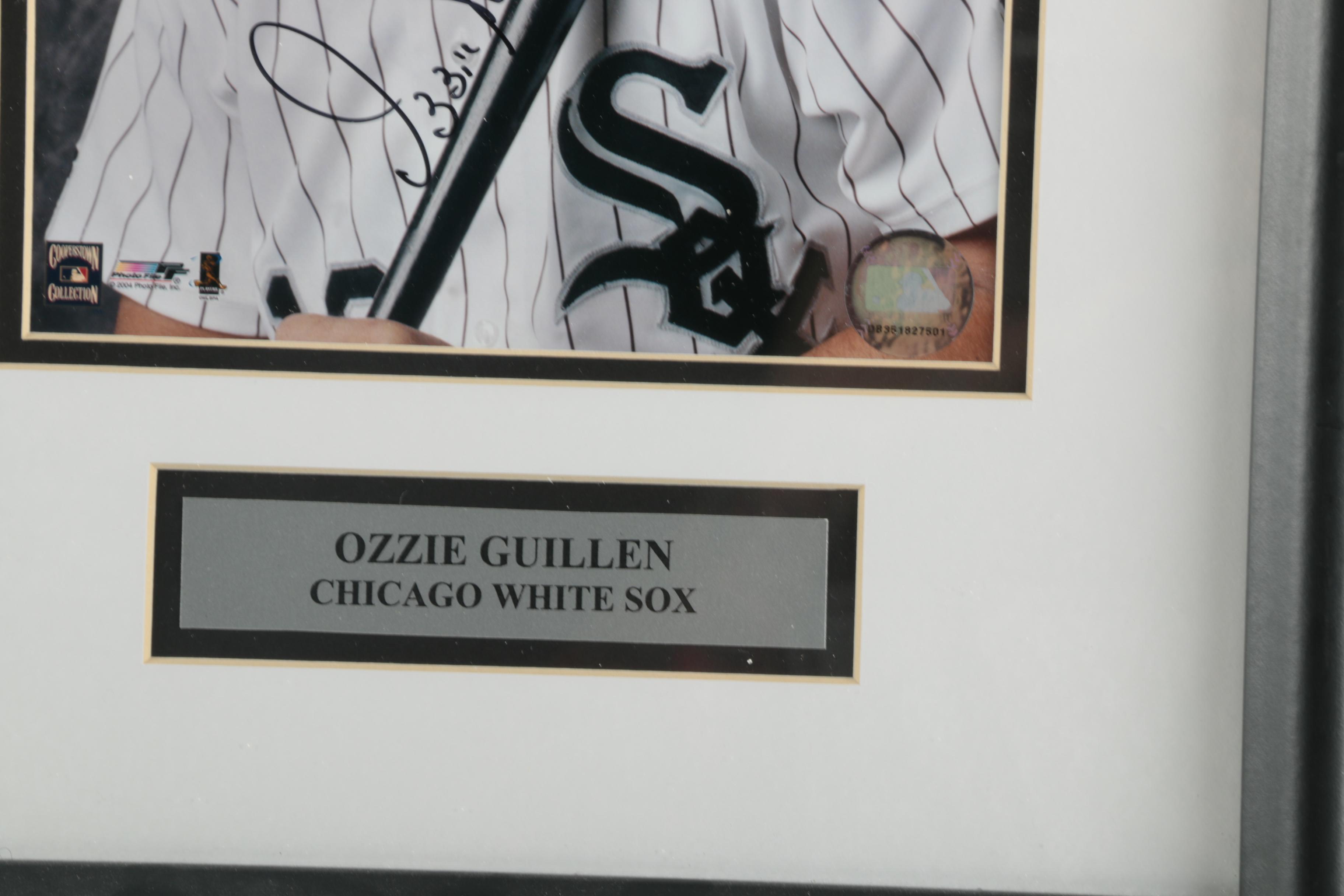 Signed Ozzie Guillen Photograph