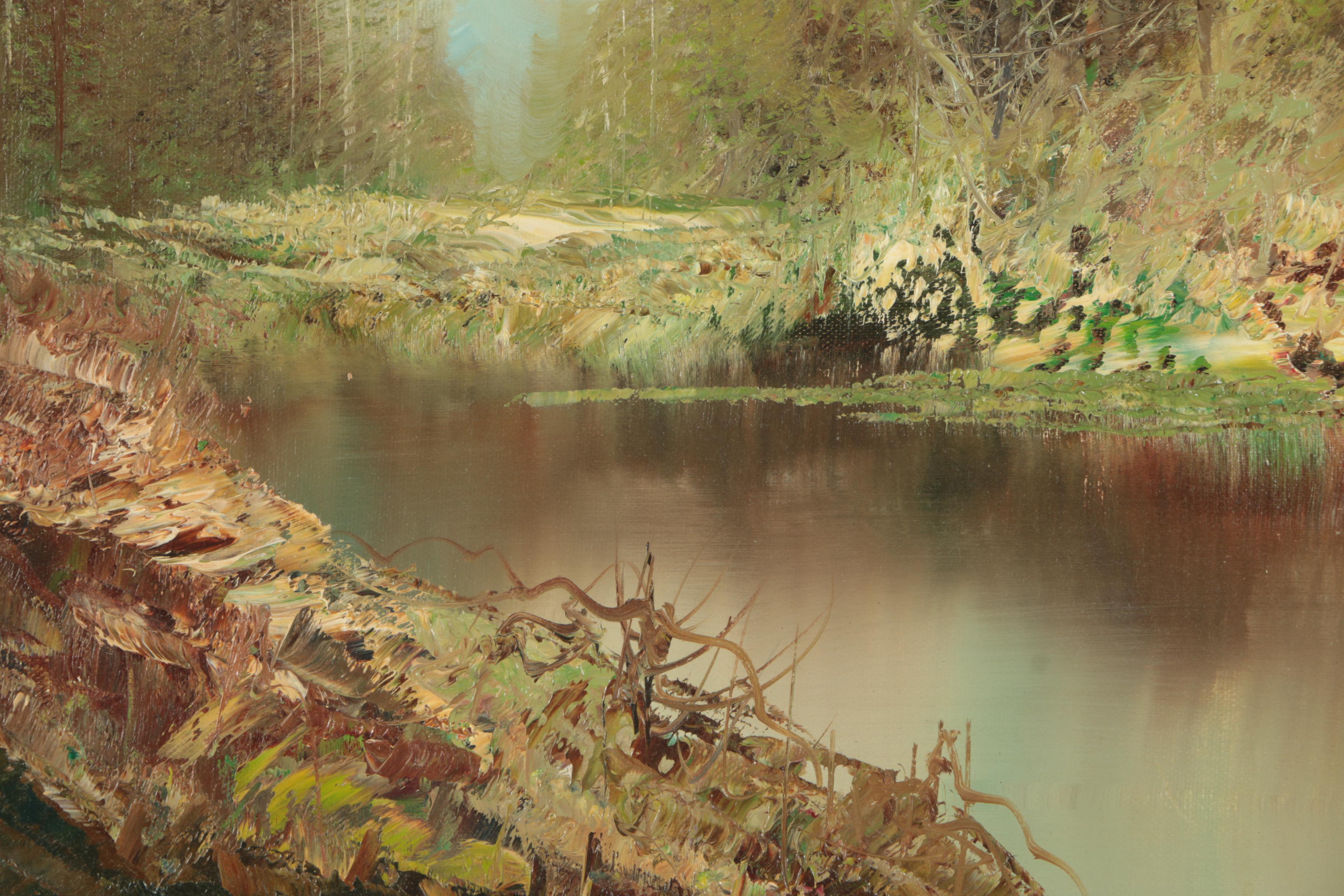 Kort Oil Painting on Canvas "Landscape"