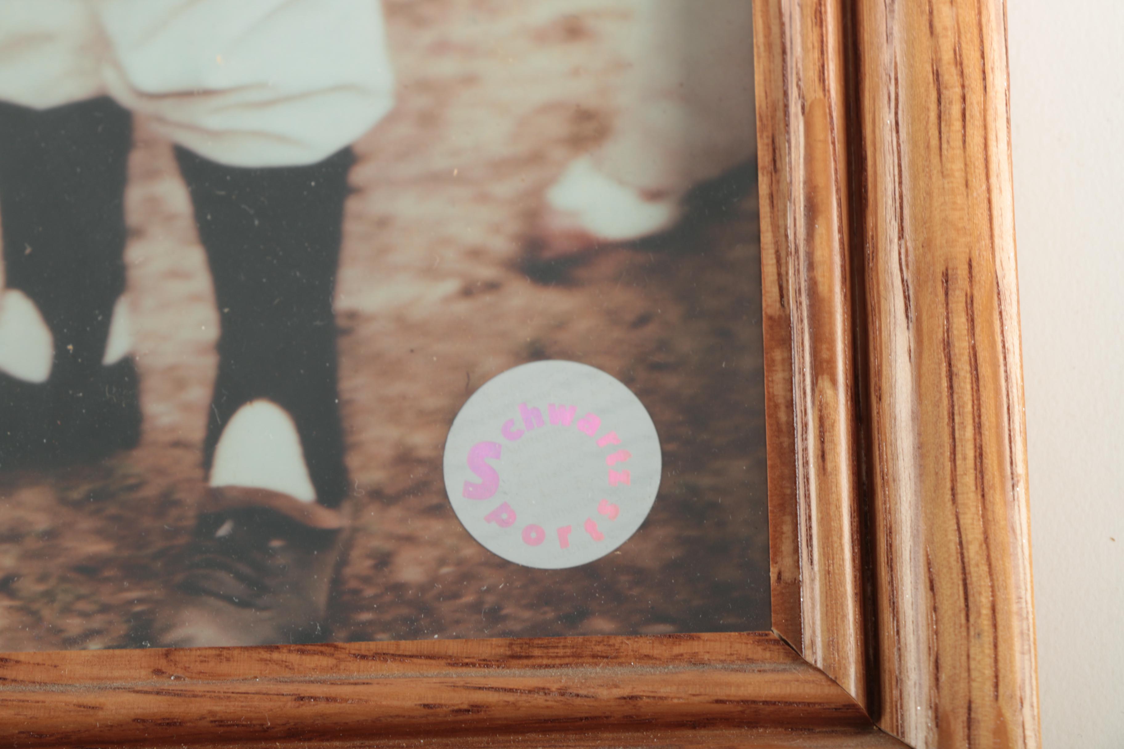 Signed Yogi Berra and Babe Ruth Photograph and Unsigned Babe Ruth Photograph