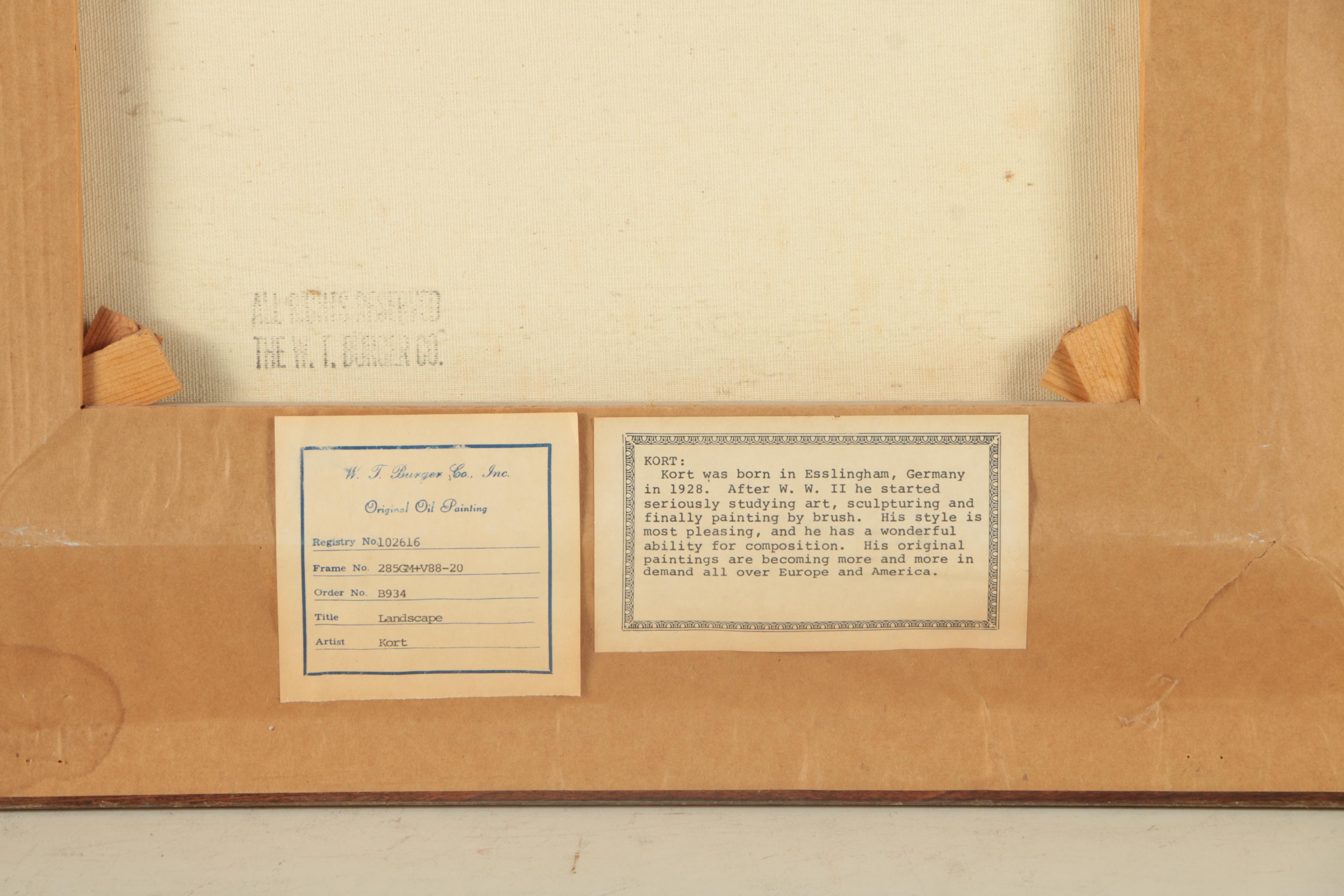 Kort Oil Painting on Canvas "Landscape"