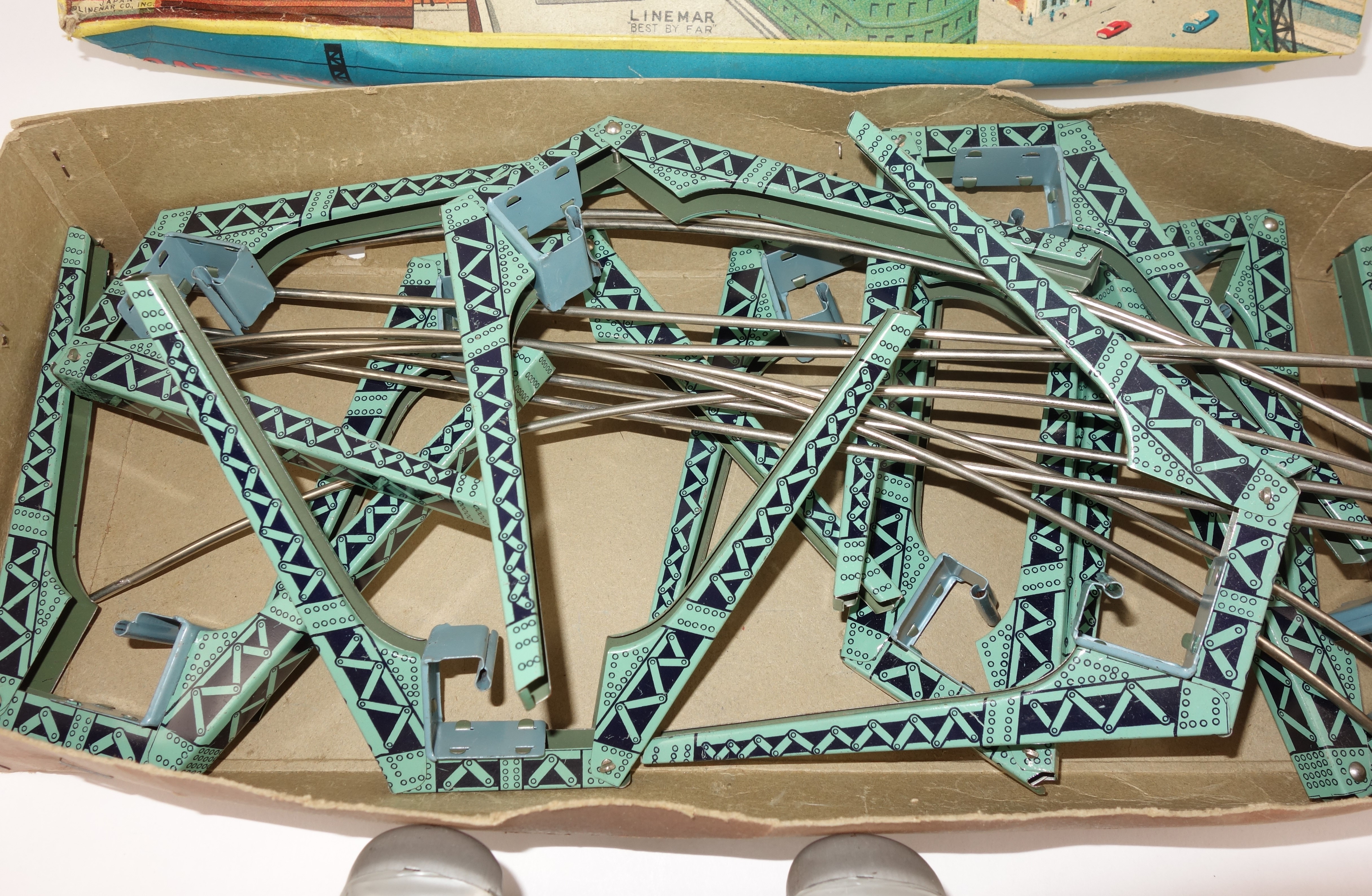 1950s Linemar Toys Battery Operated "Rocket Ship Express" Monorail