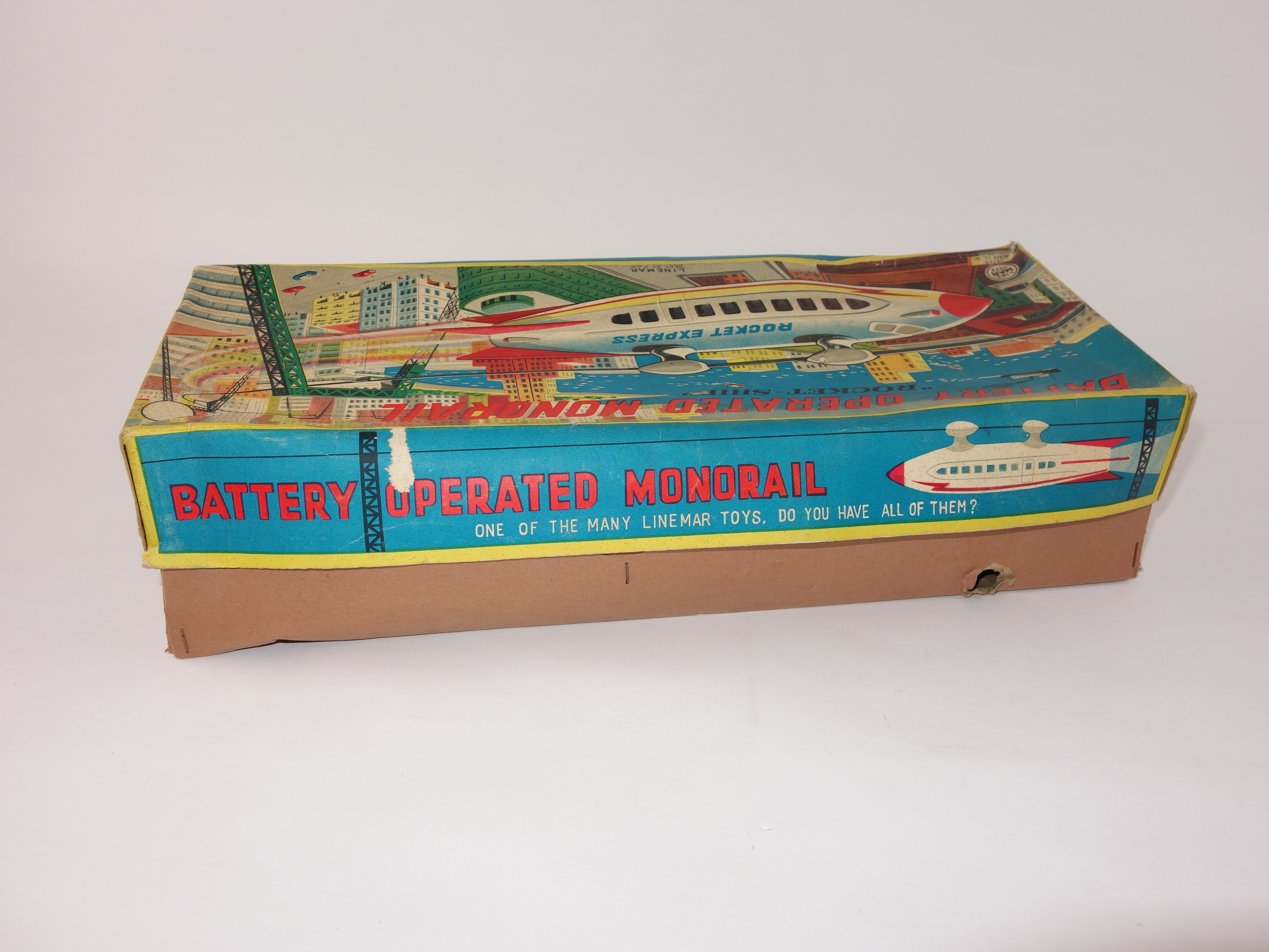 1950s Linemar Toys Battery Operated "Rocket Ship Express" Monorail
