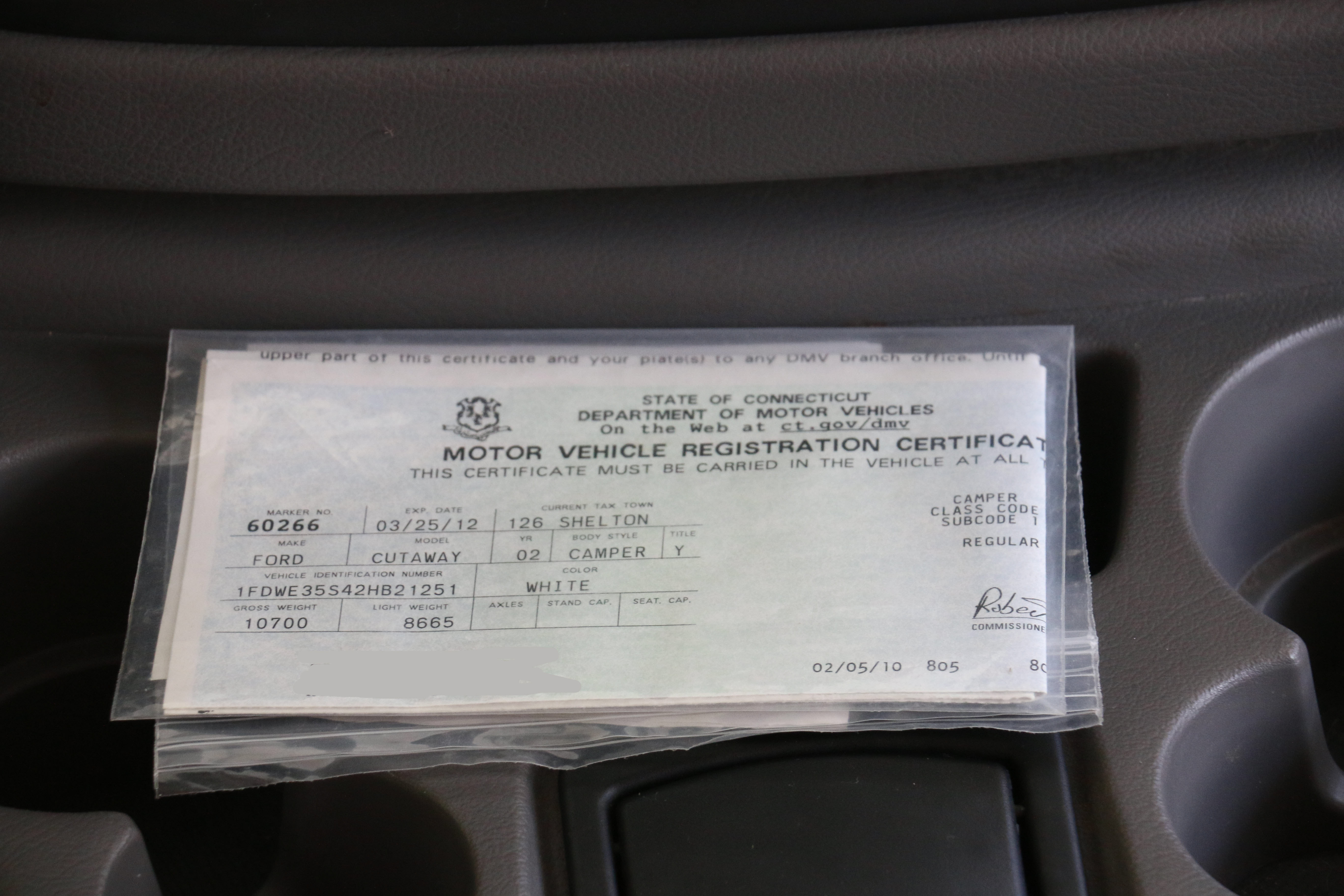 2002 Winnebago Minnie Winnie Ford E350 RV