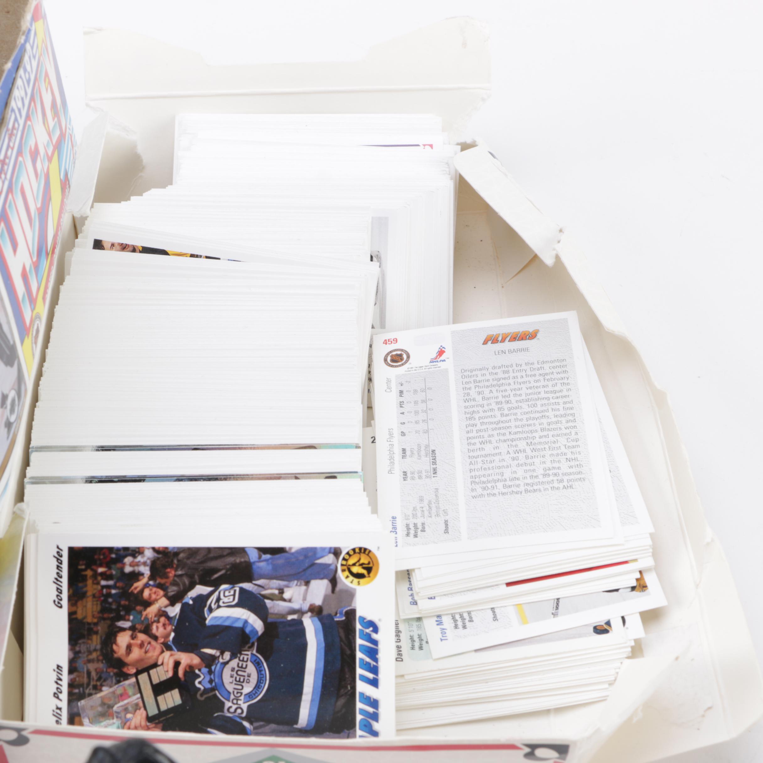 Collection of Hockey Cards and Bobble Head