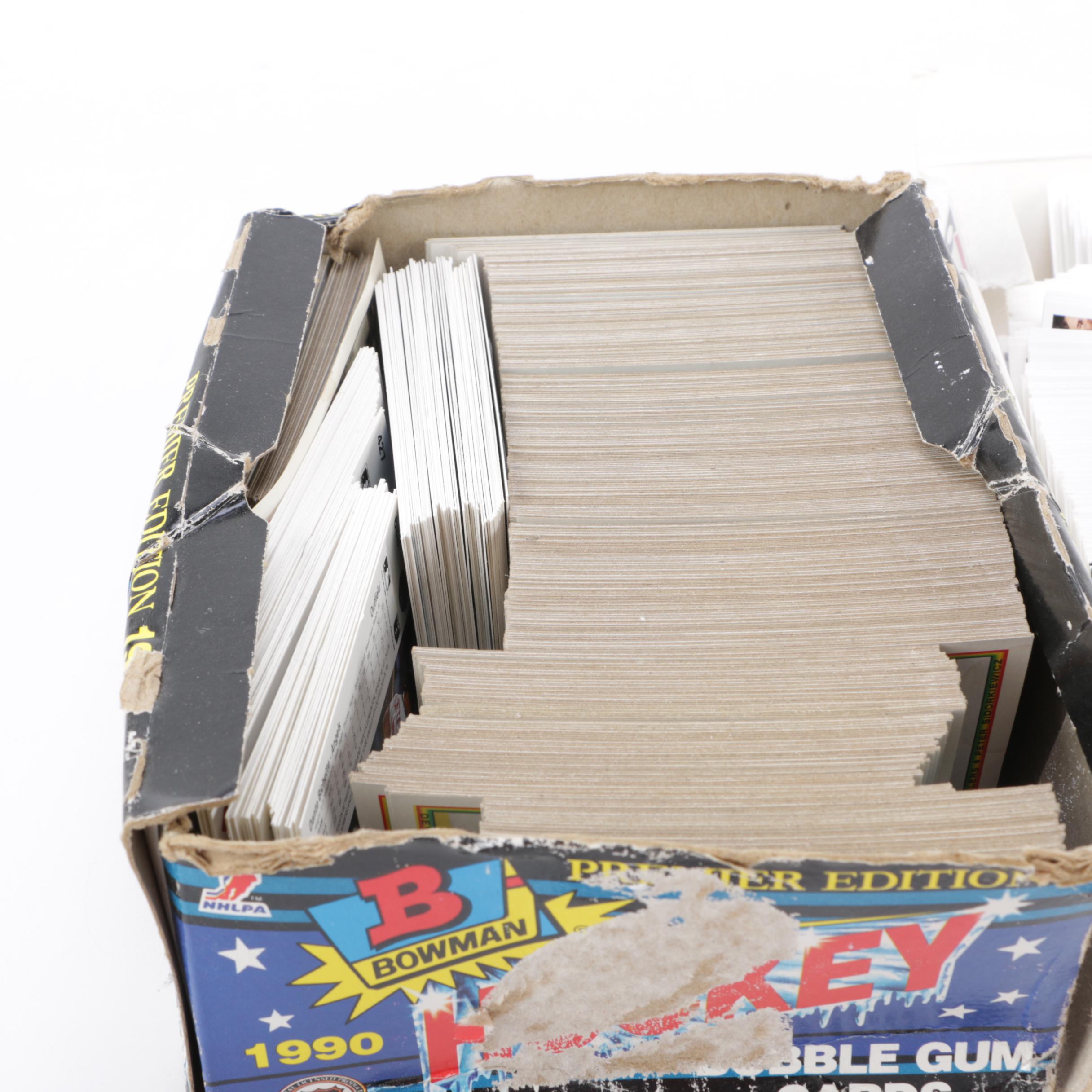 Collection of Hockey Cards and Bobble Head