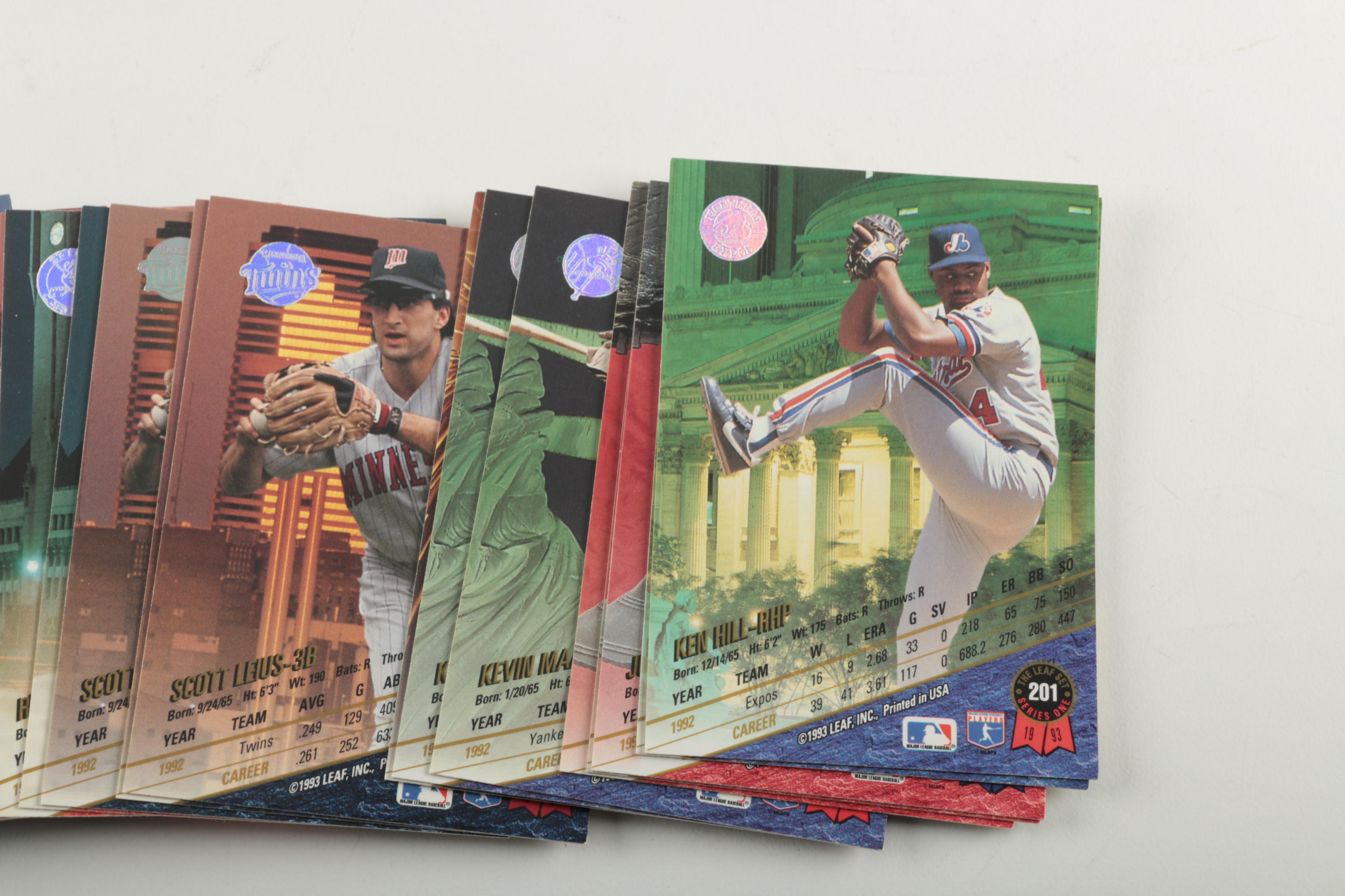 Large Collection of Baseball Trading Cards