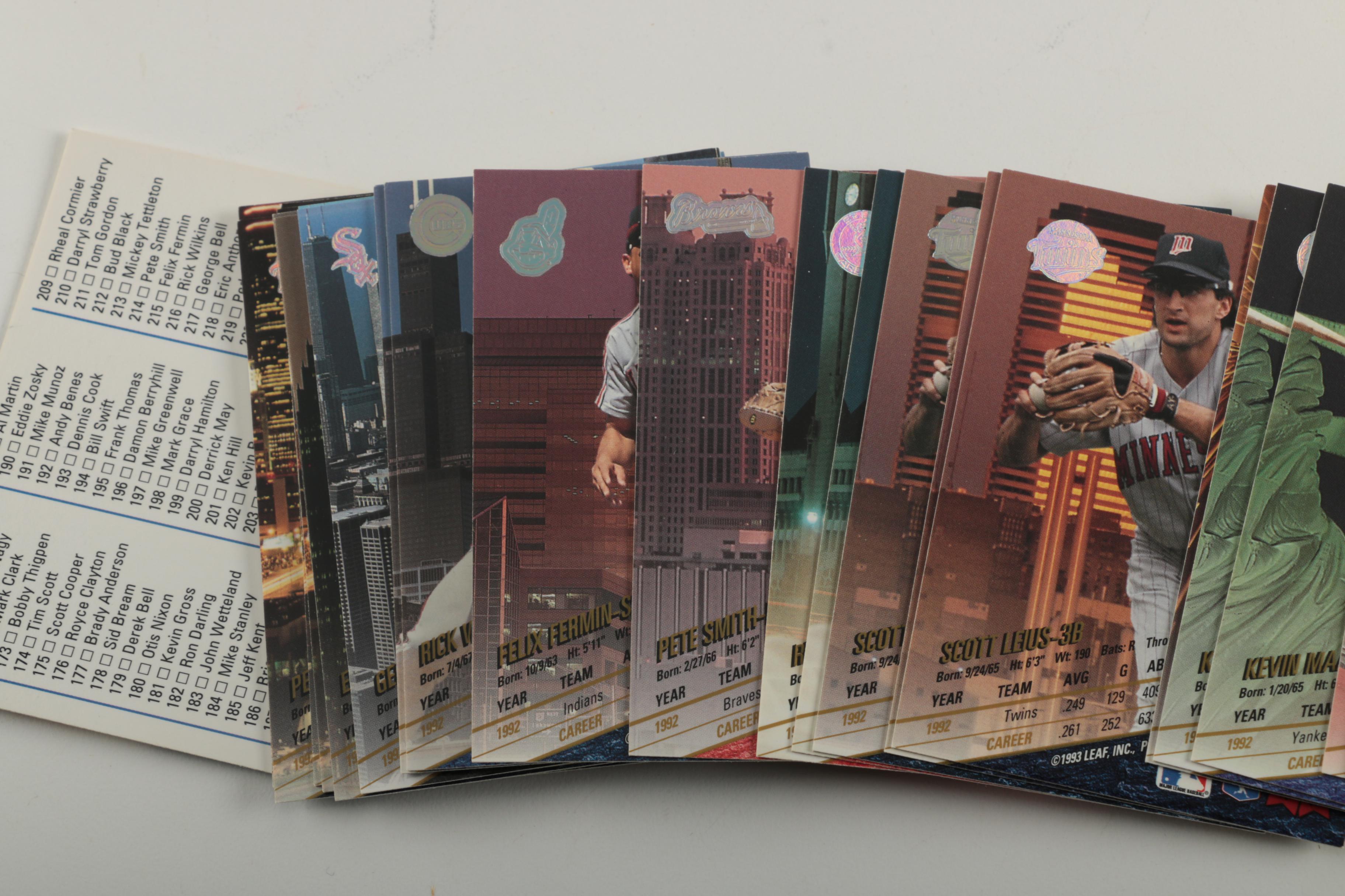 Large Collection of Baseball Trading Cards