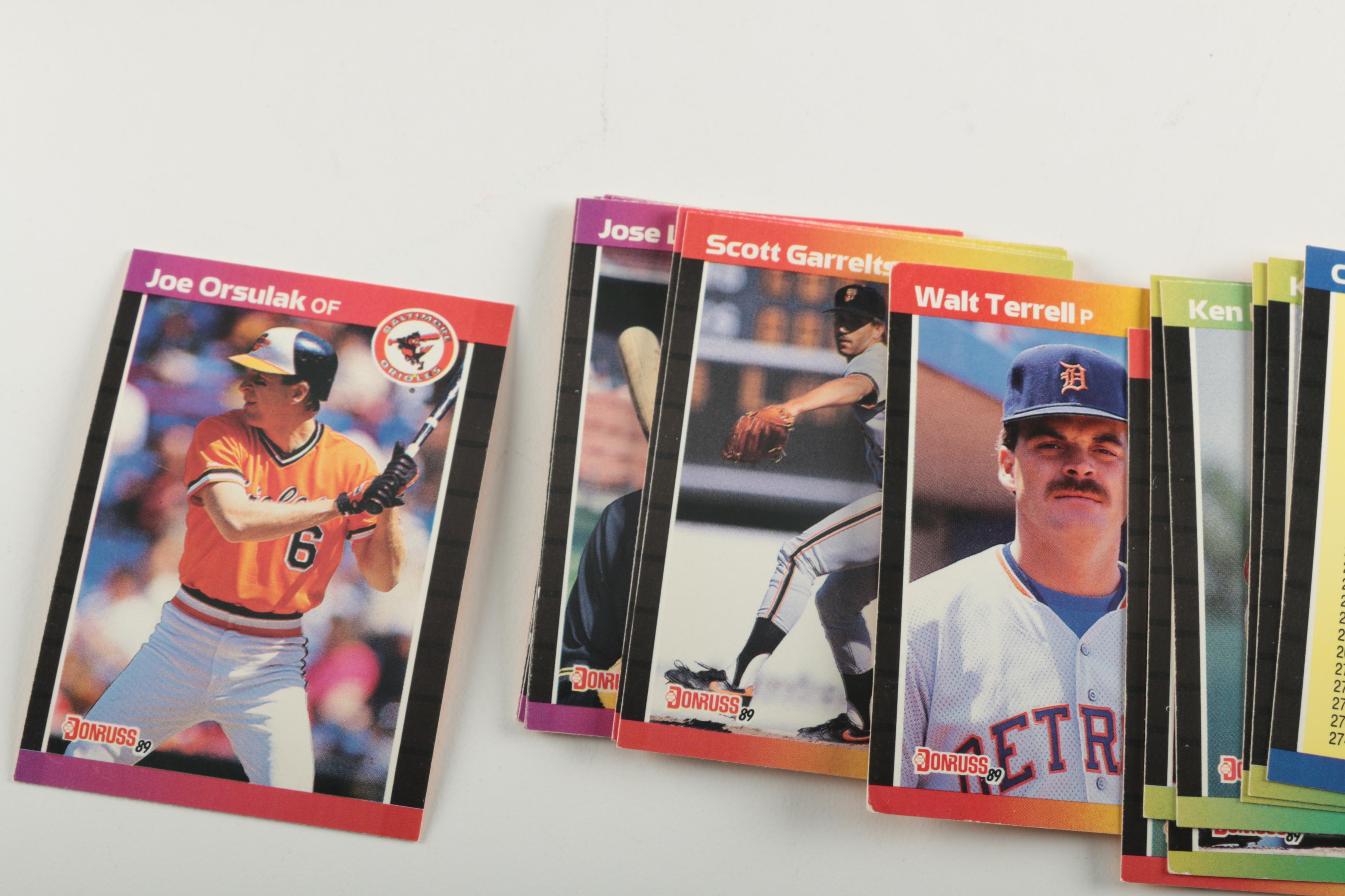 Large Collection of Baseball Trading Cards