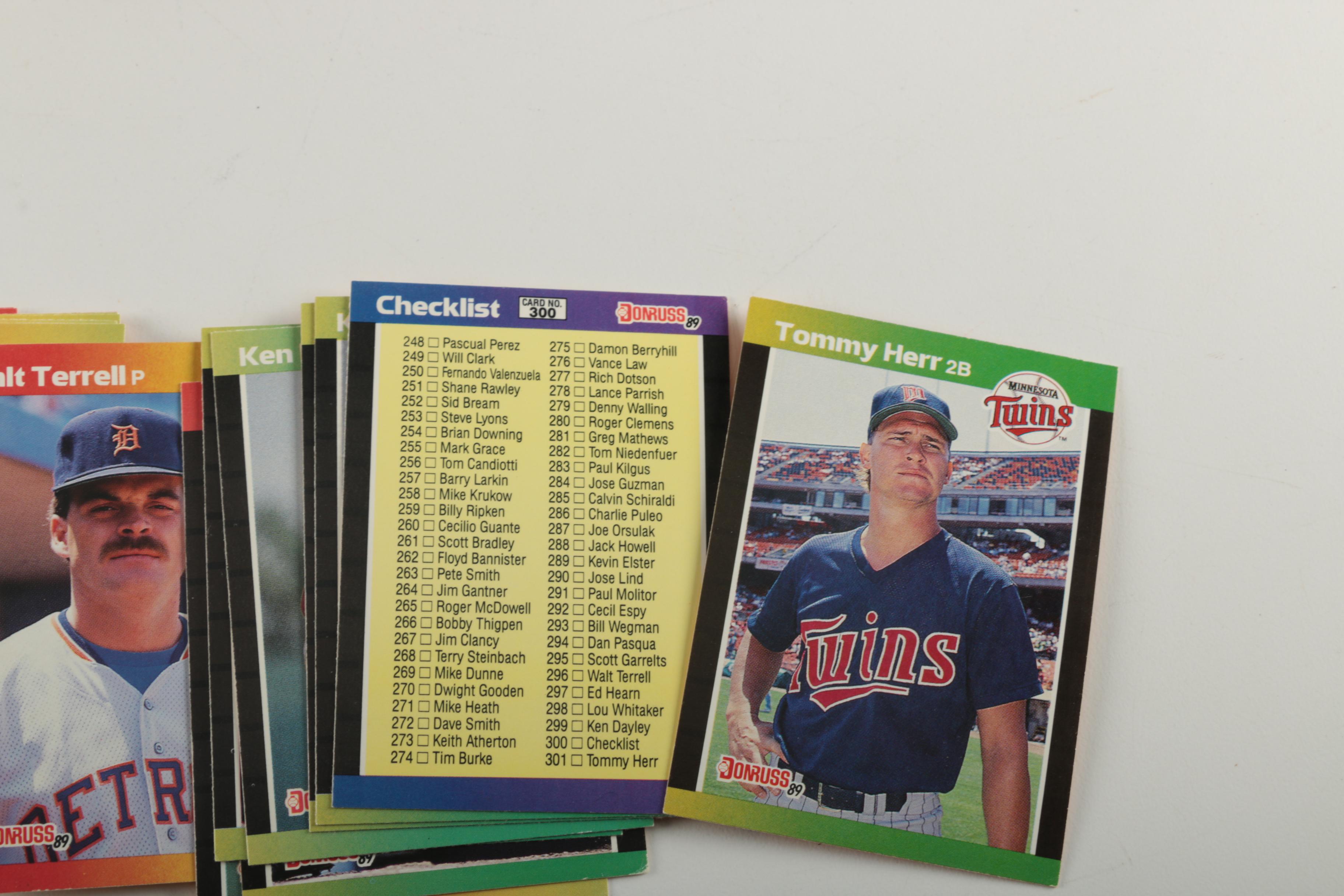 Large Collection of Baseball Trading Cards
