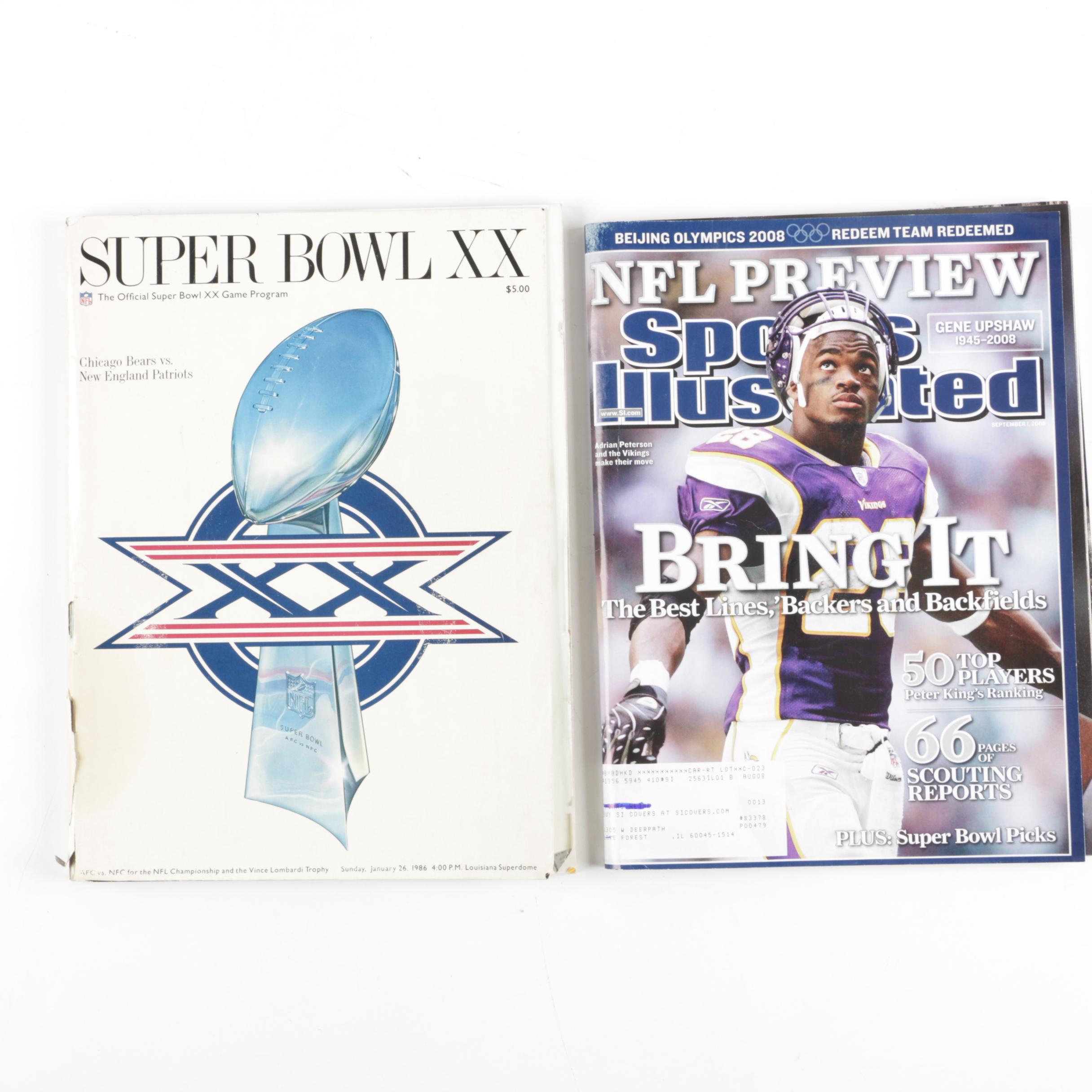 Pair of Football Magazines