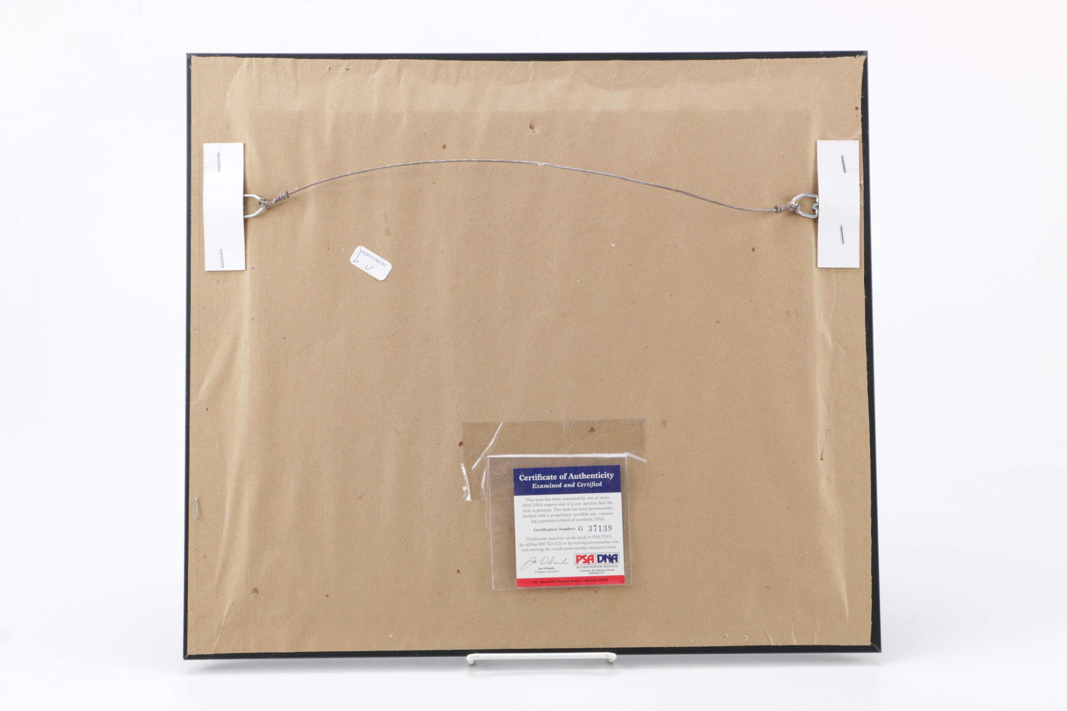 Signed Gale Sayers Photograph