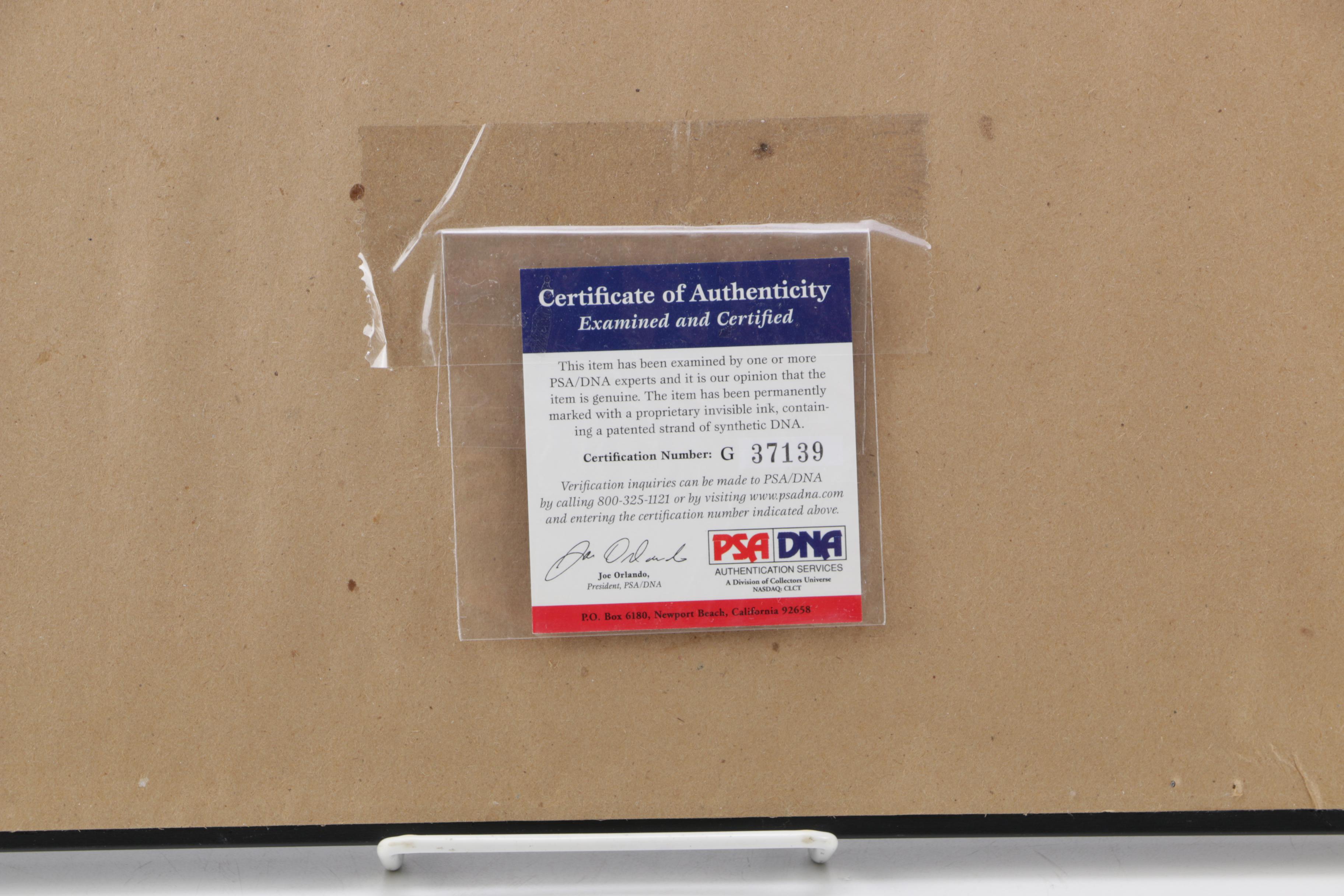 Signed Gale Sayers Photograph