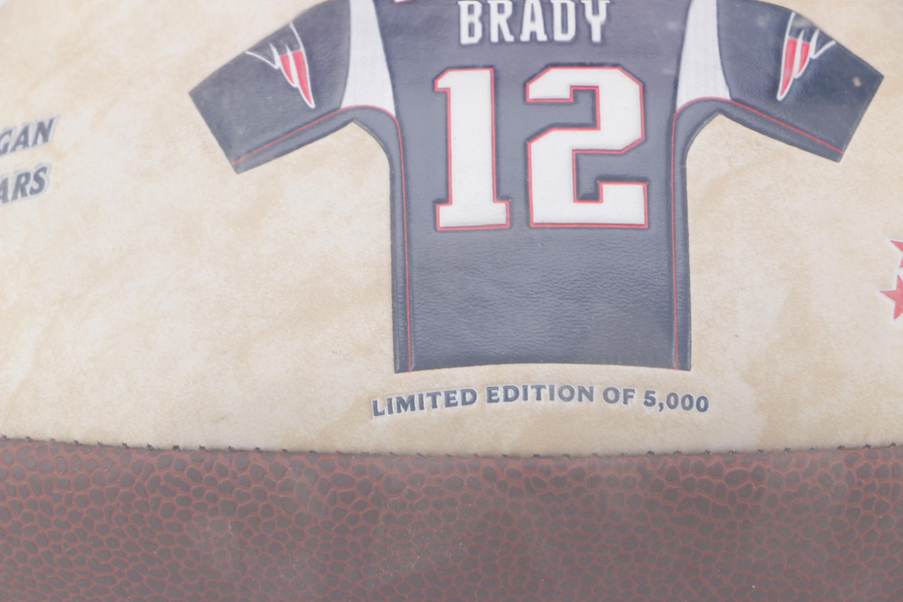 Tom Brady Limited Edition Super Bowl XXXVI MVP Football