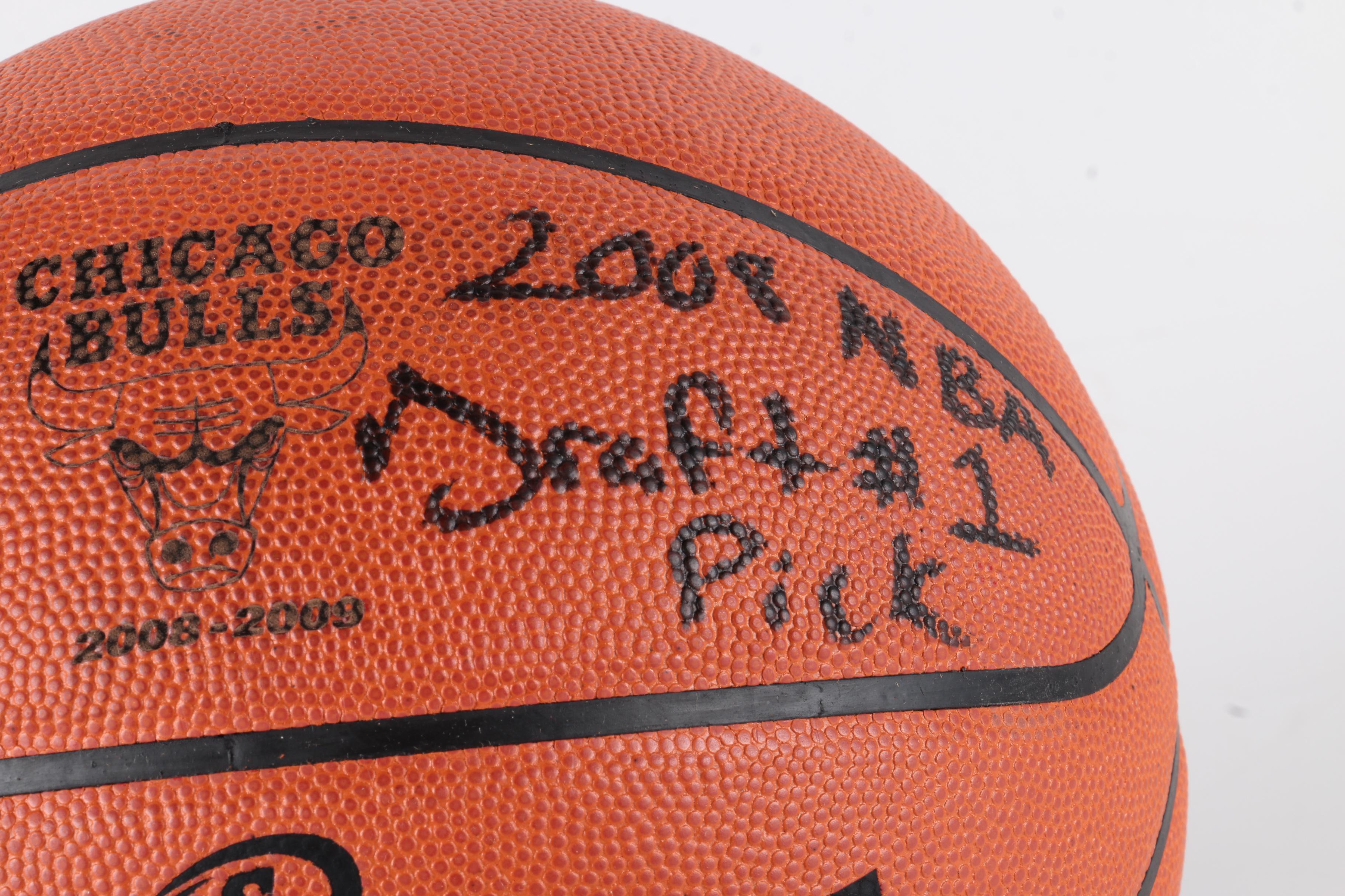 Derrick Rose Signed Basketball
