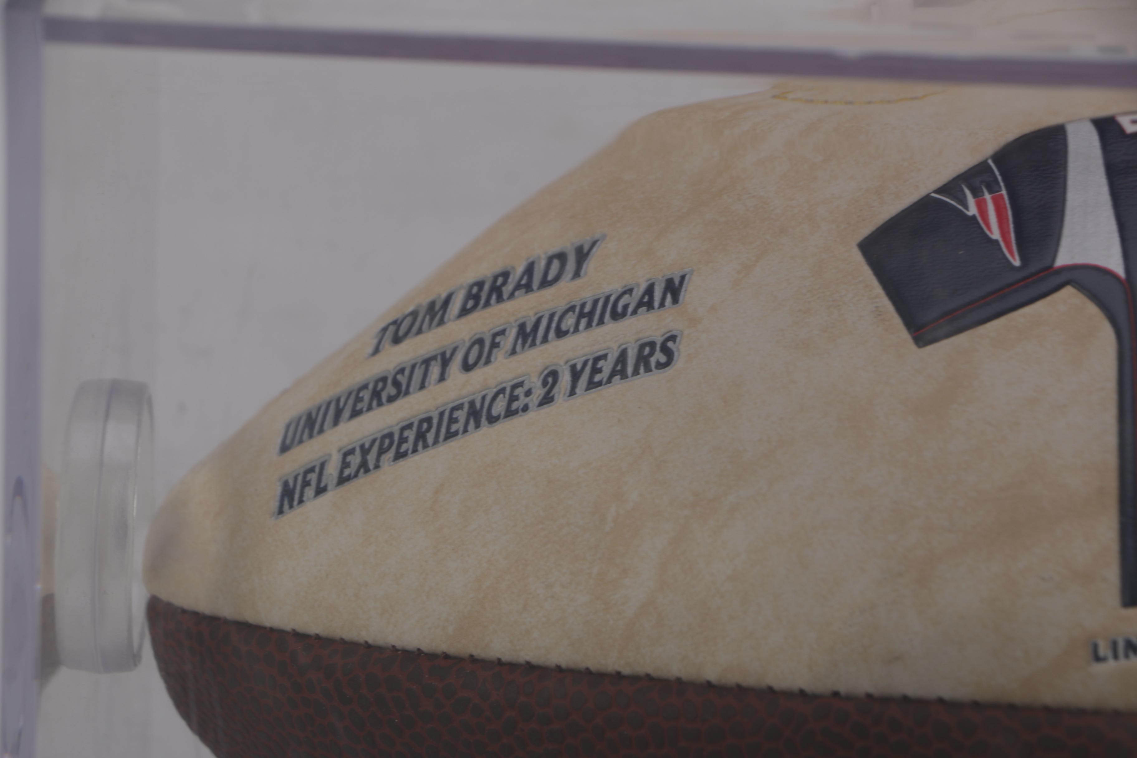 Tom Brady Limited Edition Super Bowl XXXVI MVP Football