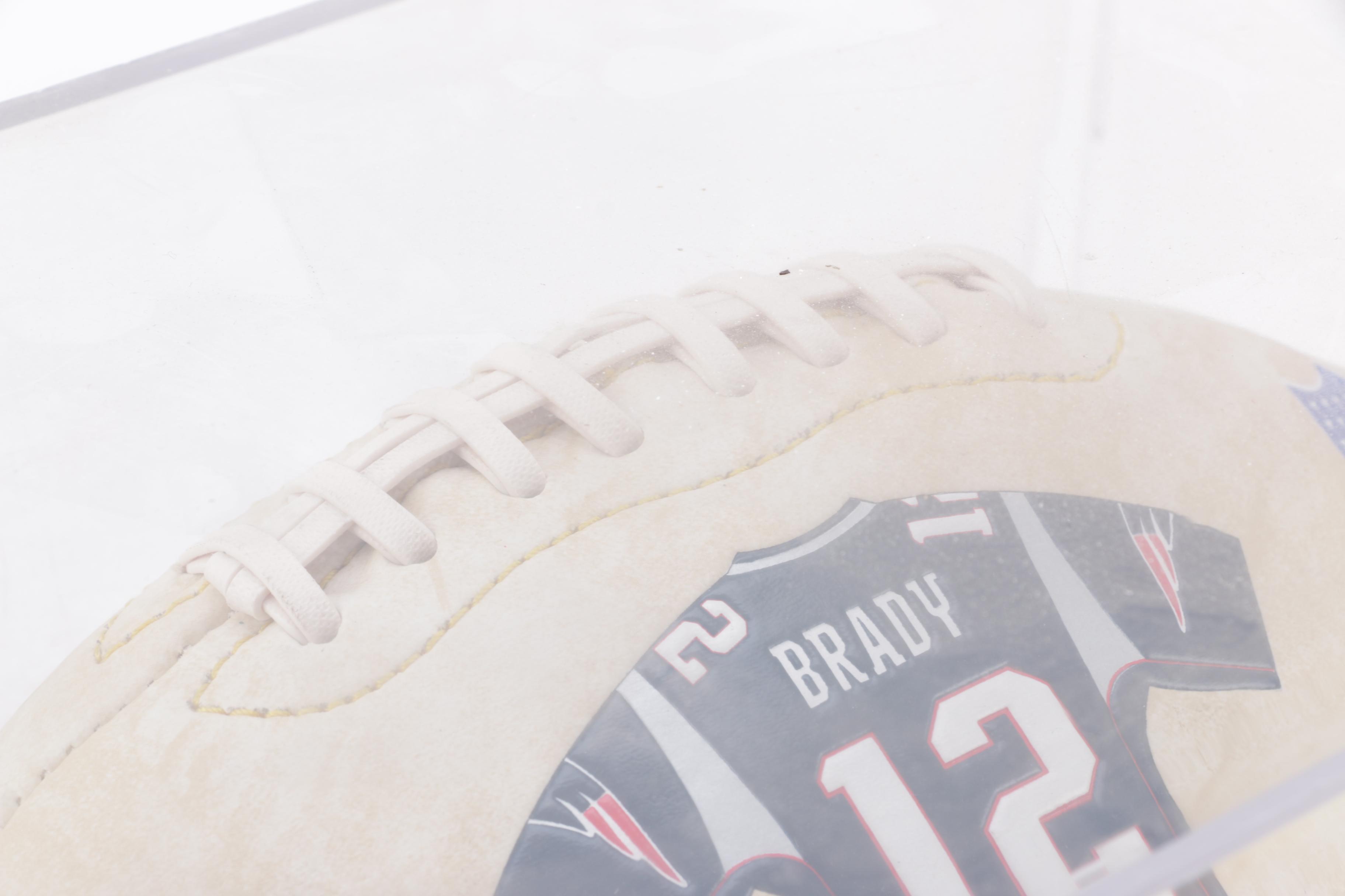 Tom Brady Limited Edition Super Bowl XXXVI MVP Football
