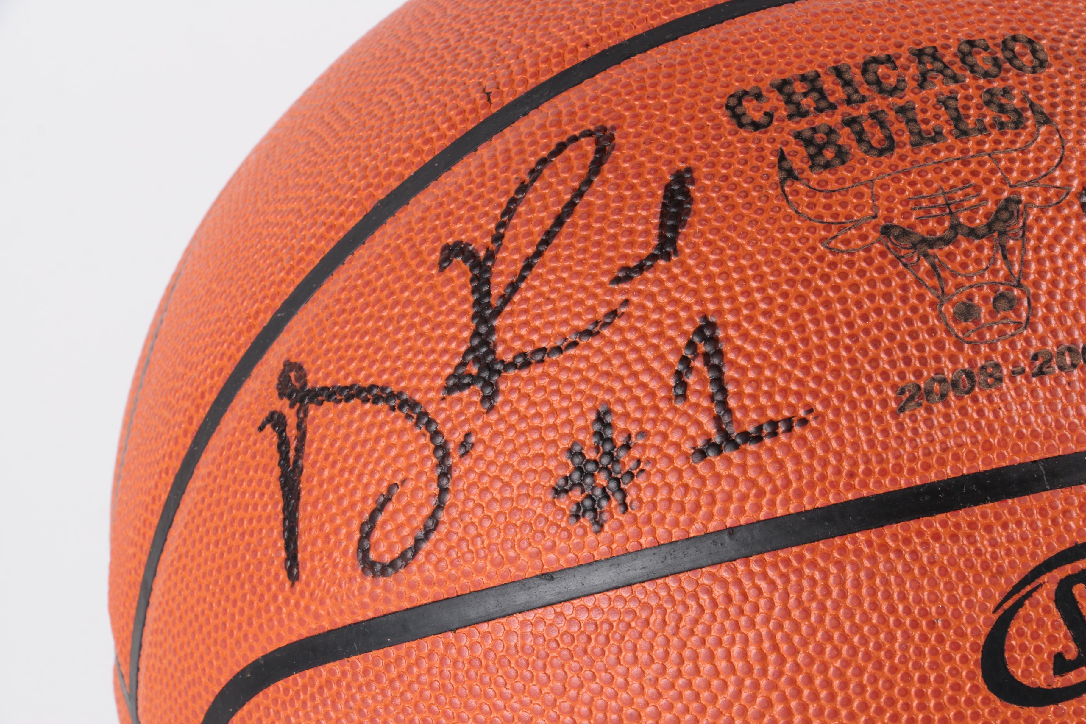 Derrick Rose Signed Basketball