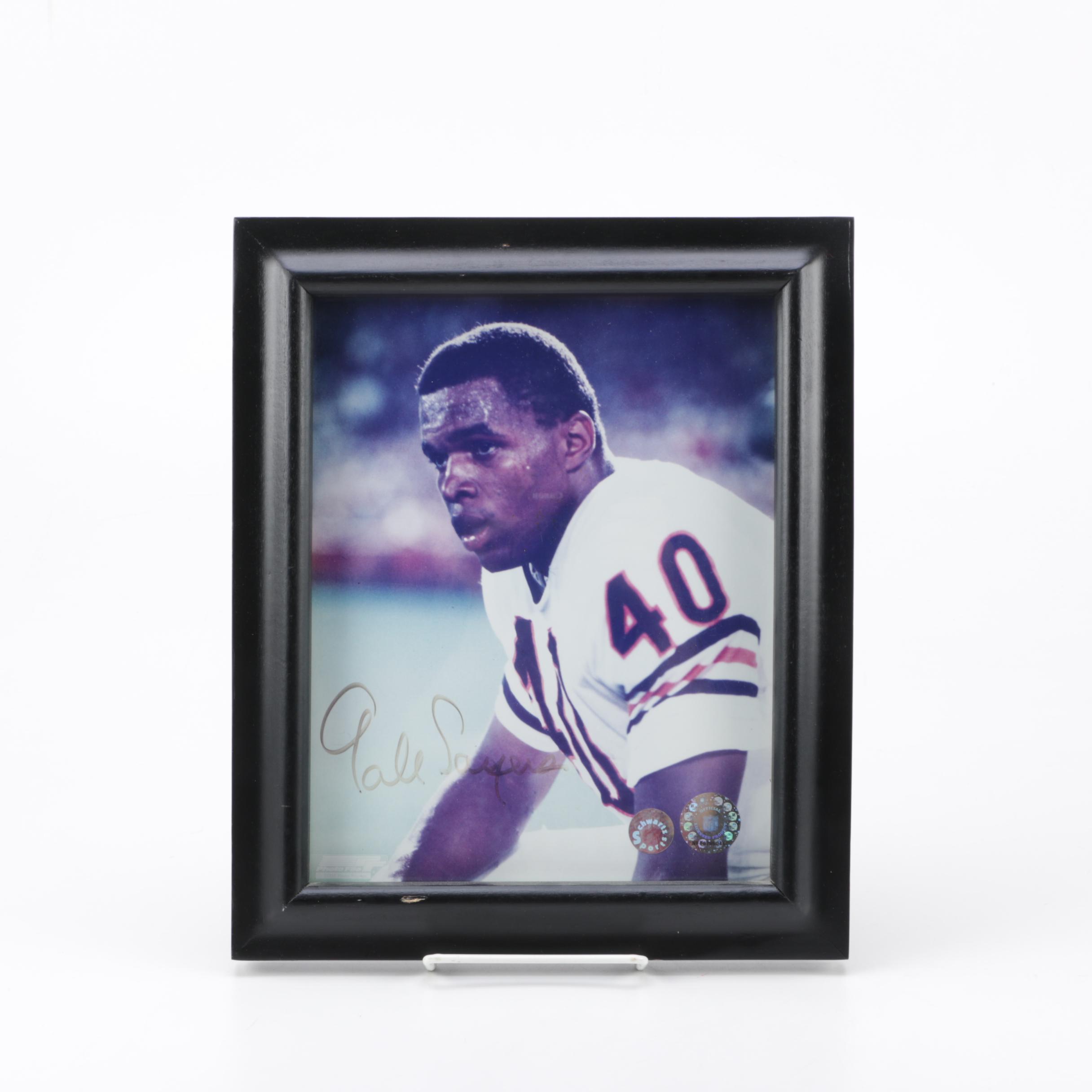 Signed Gale Sayers Photograph