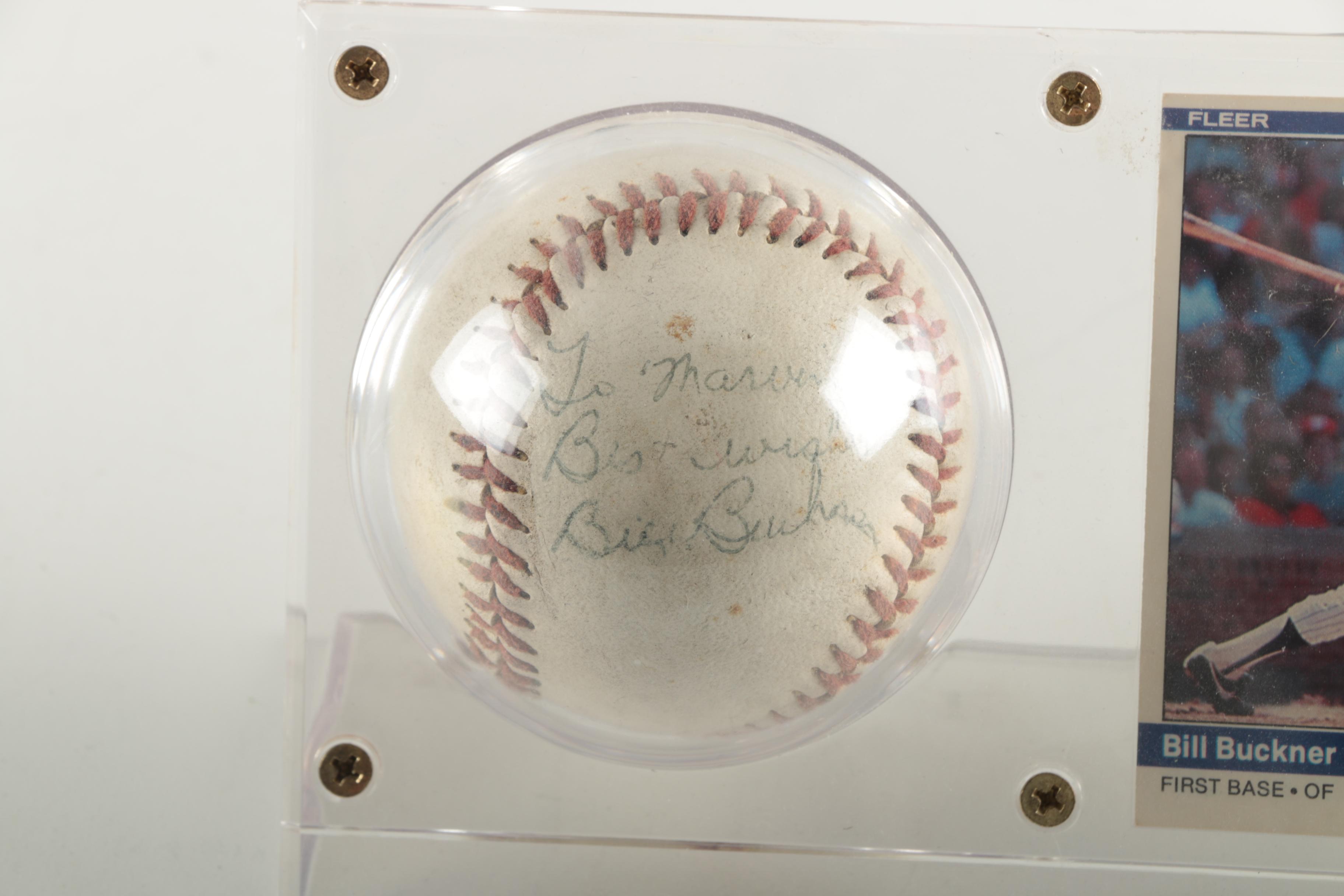 Bill Buckner Signed Baseball