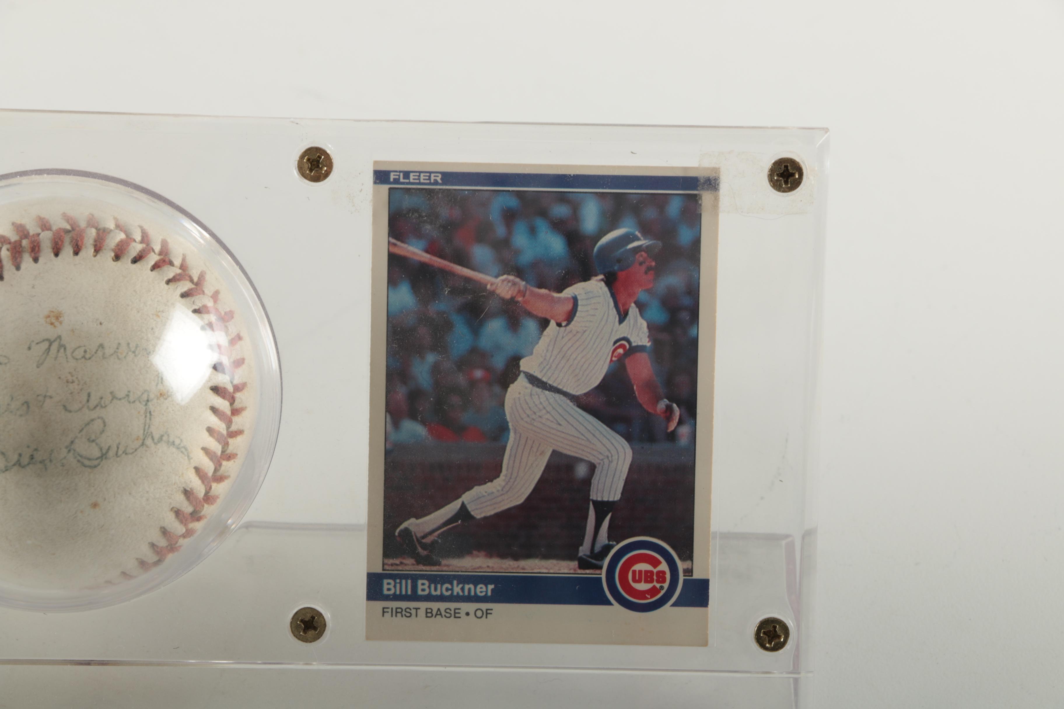 Bill Buckner Signed Baseball