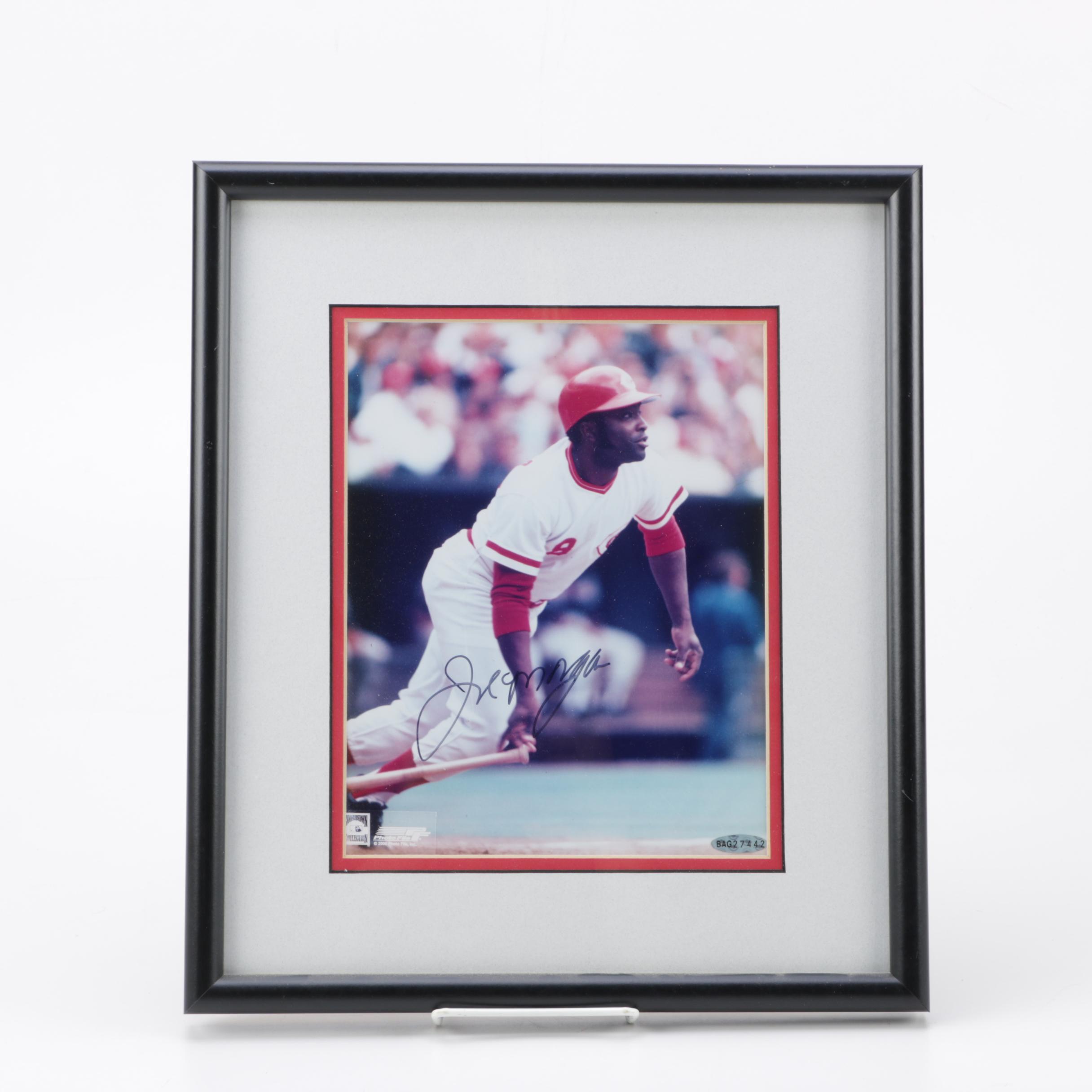 Joe Morgan Framed and Signed Photograph
