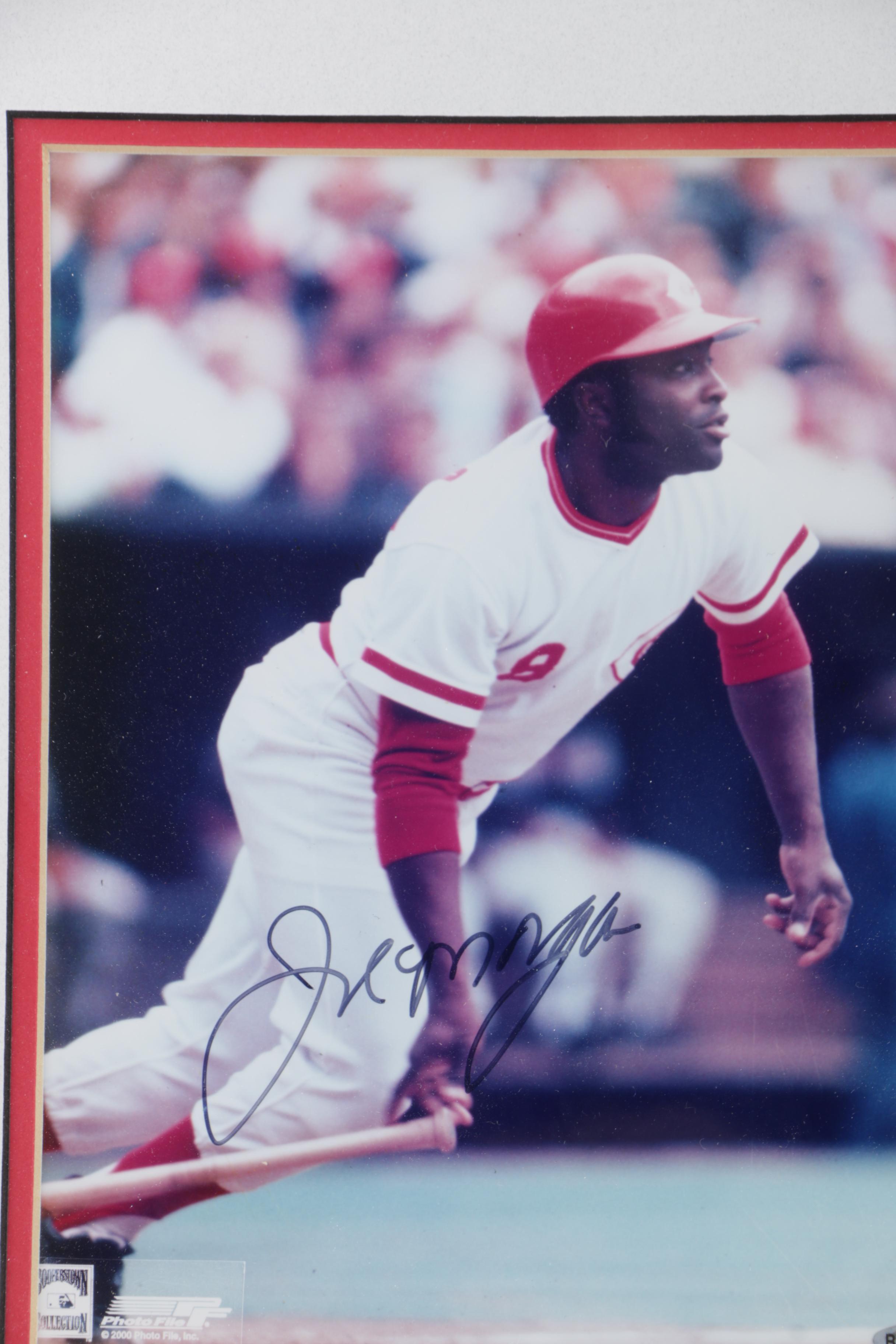 Joe Morgan Framed and Signed Photograph
