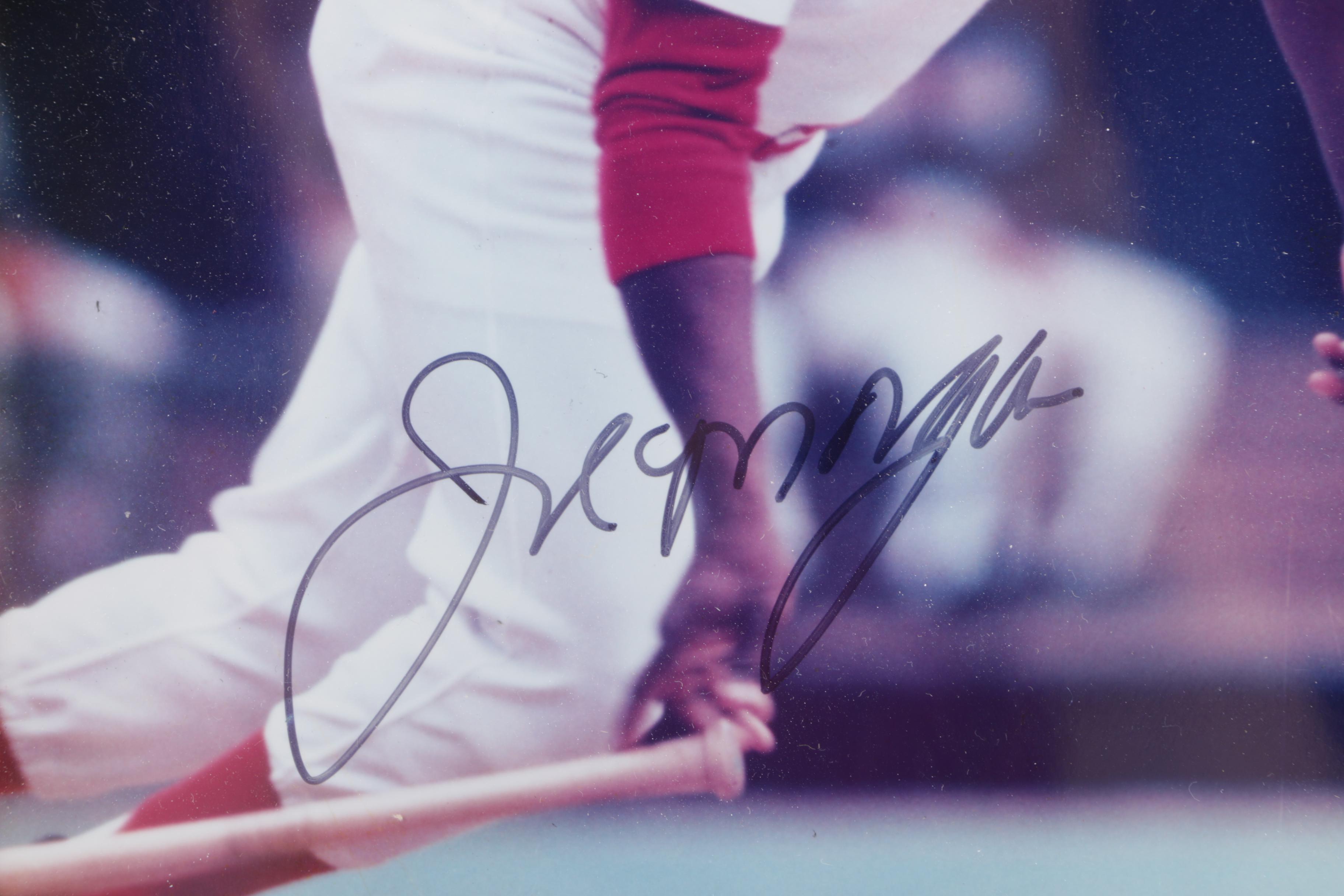 Joe Morgan Framed and Signed Photograph