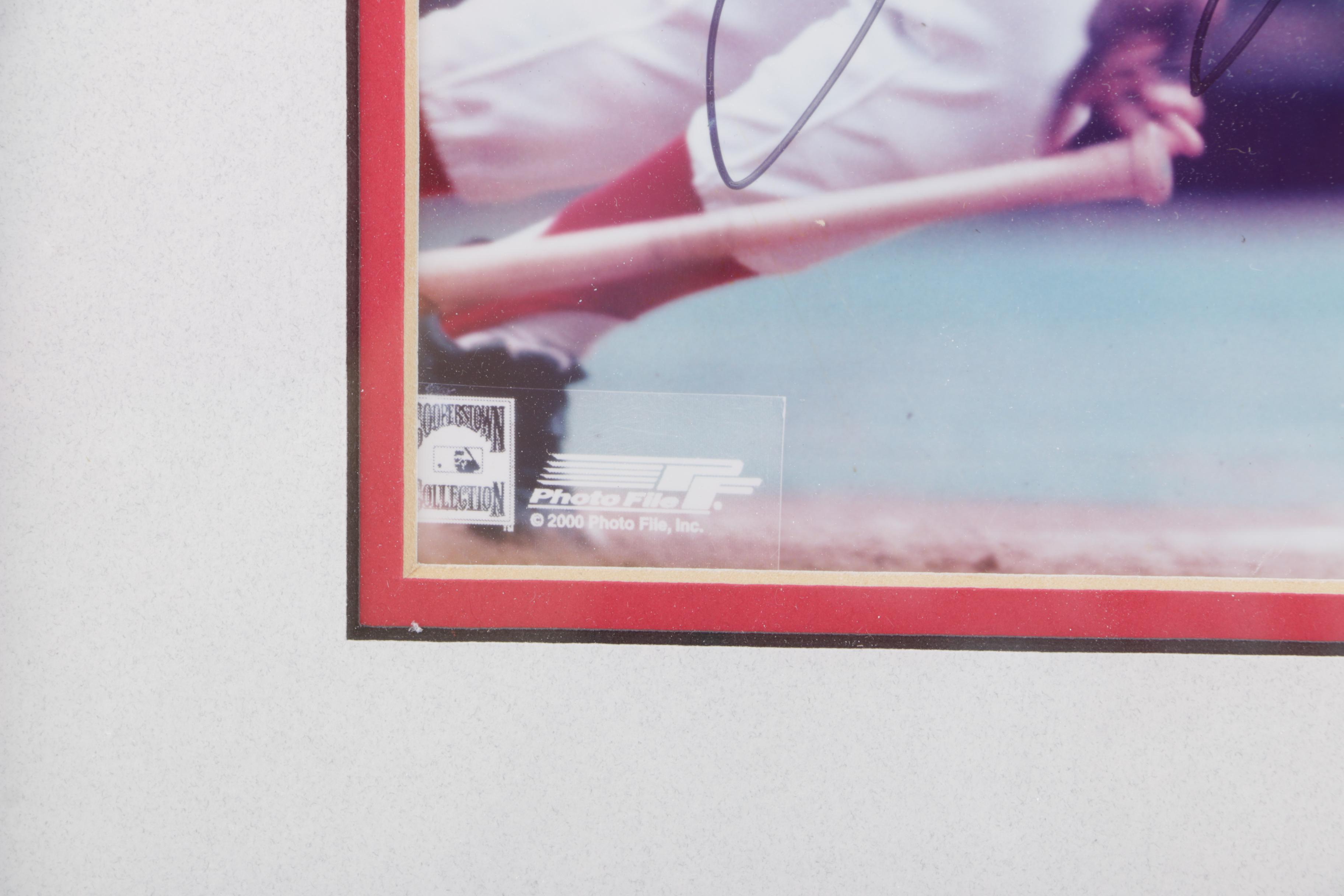 Joe Morgan Framed and Signed Photograph