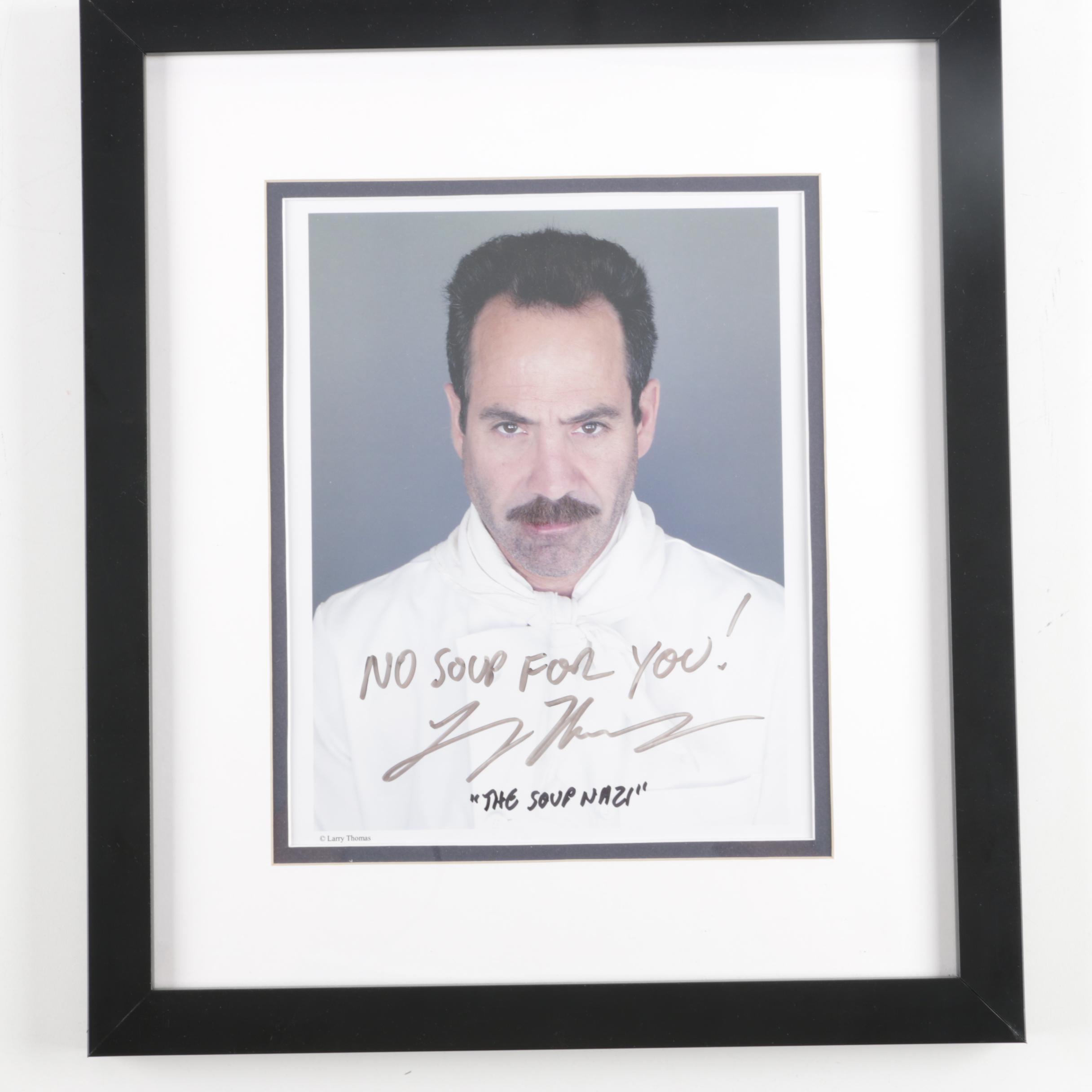 Signed "No Soup For You!" Photo from "Seinfeld"