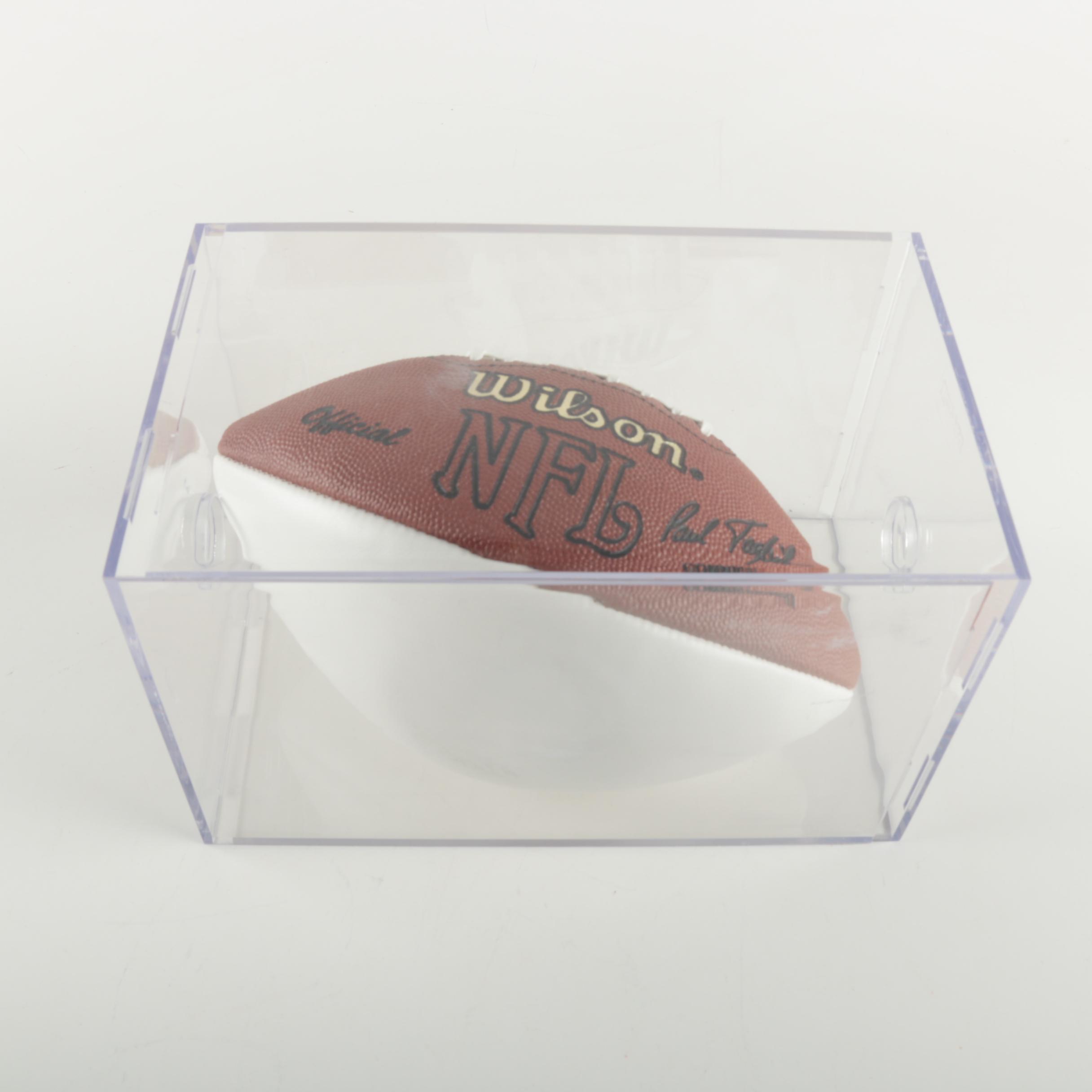 Brent Novoselsky Signed Football