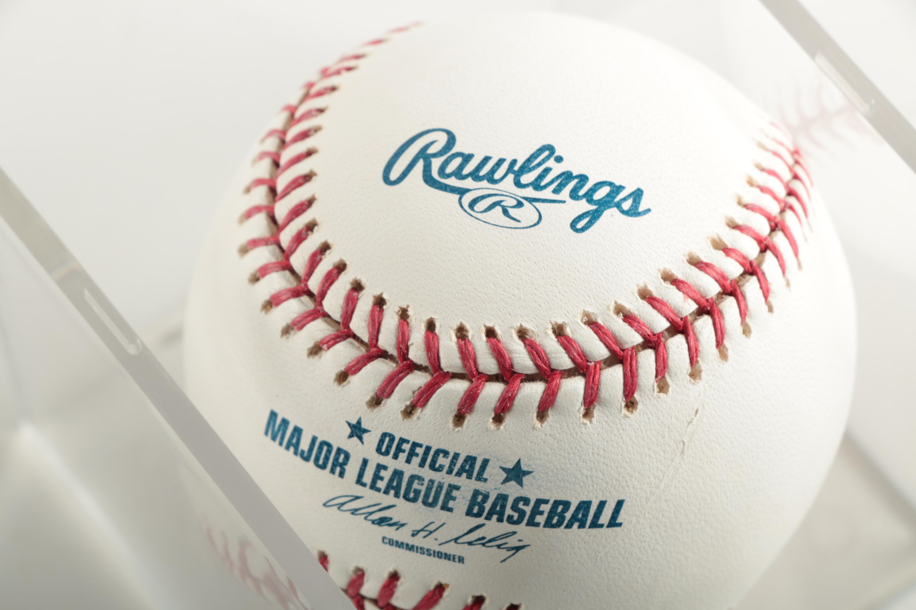 Steve Stone Signed Baseball