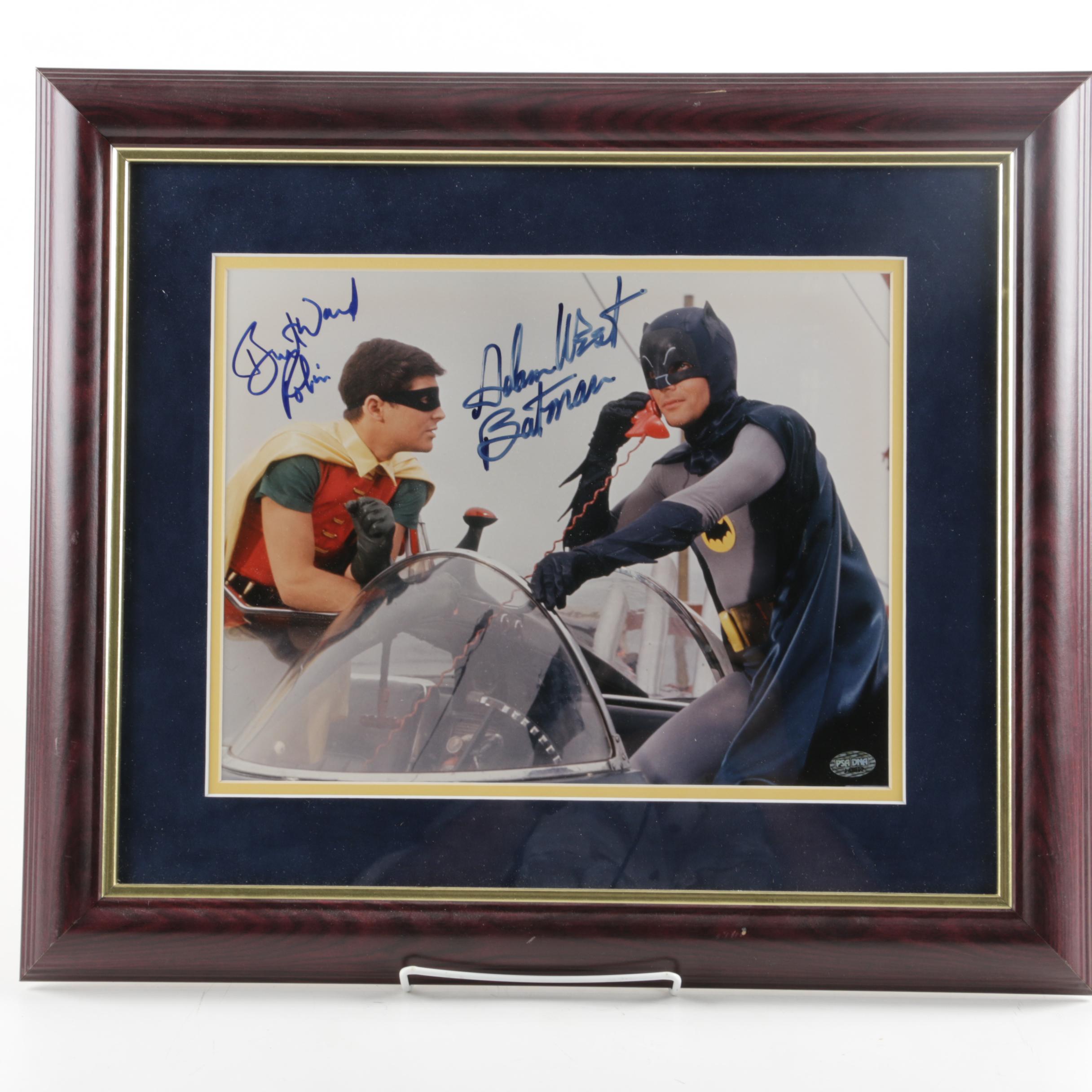 Batman and Robin Autographed Photo