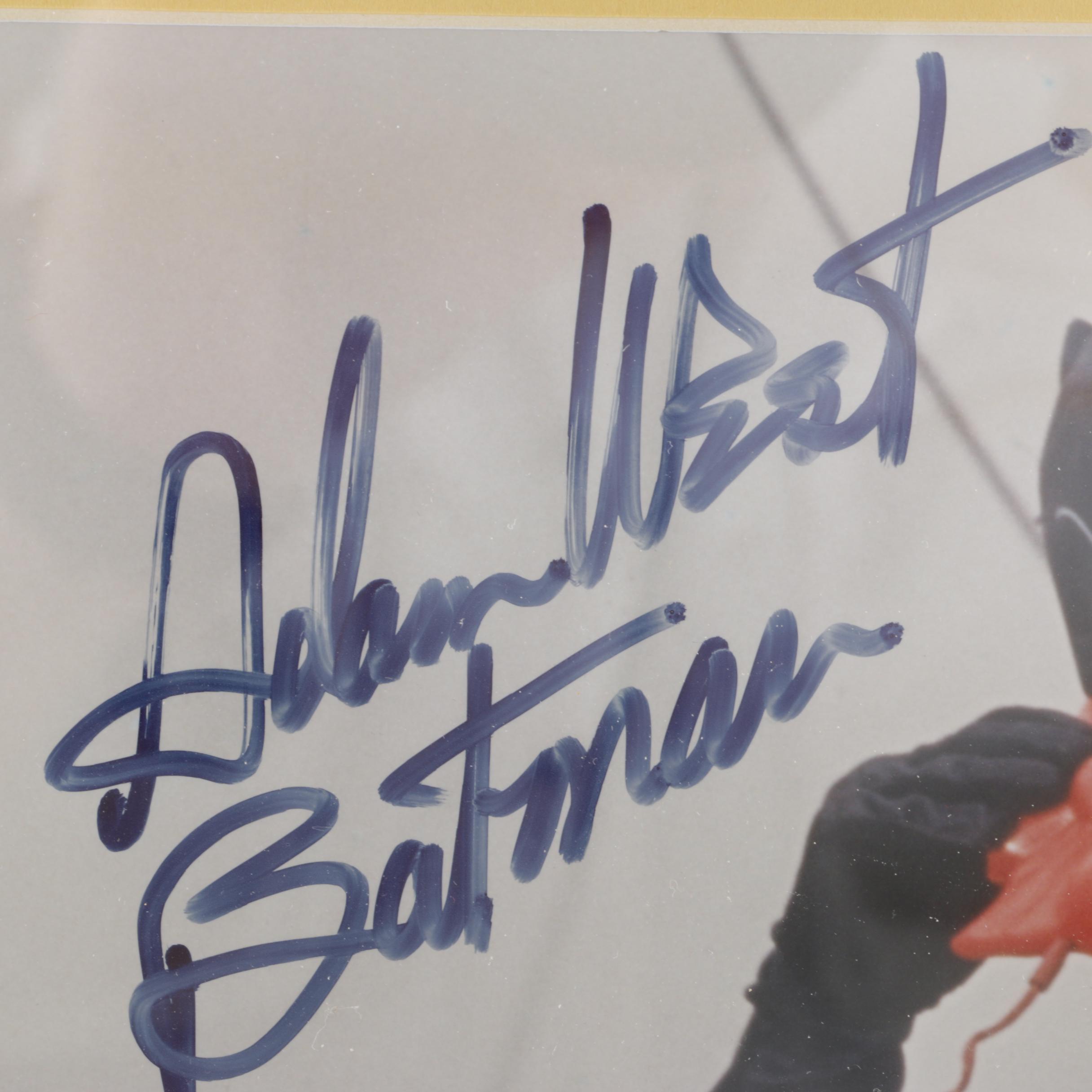 Batman and Robin Autographed Photo