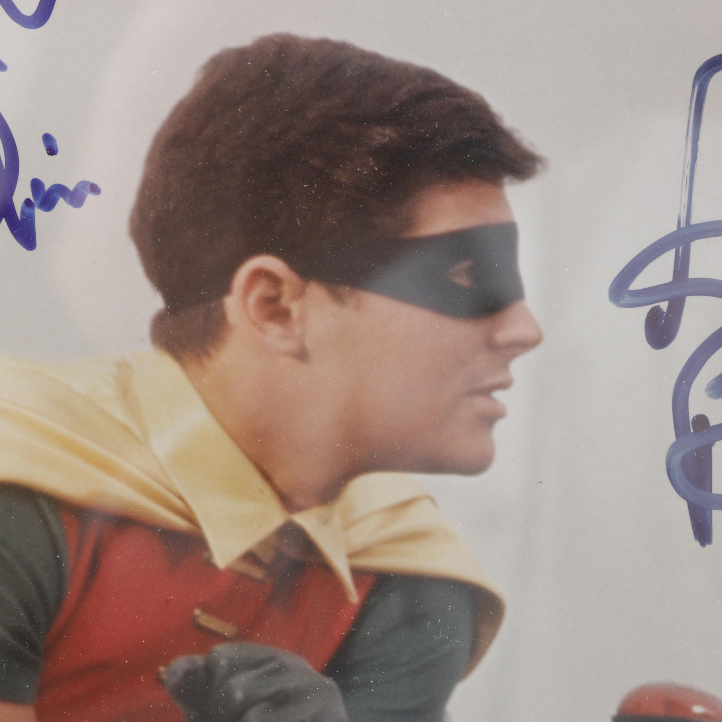 Batman and Robin Autographed Photo